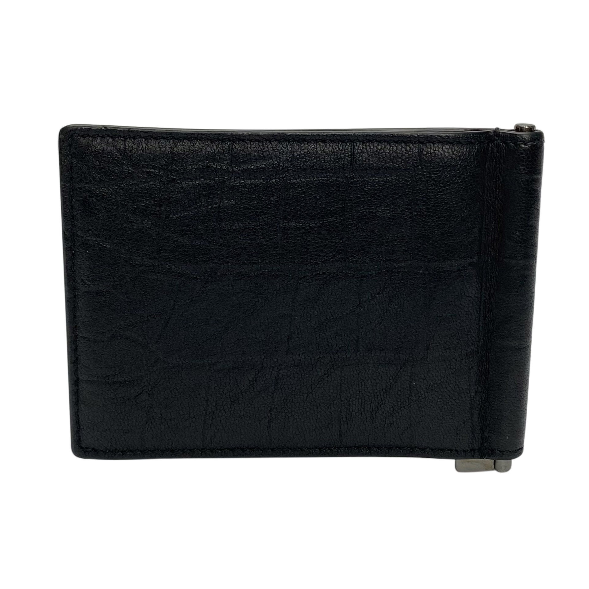 Carteira Saint Laurent Couro Preta