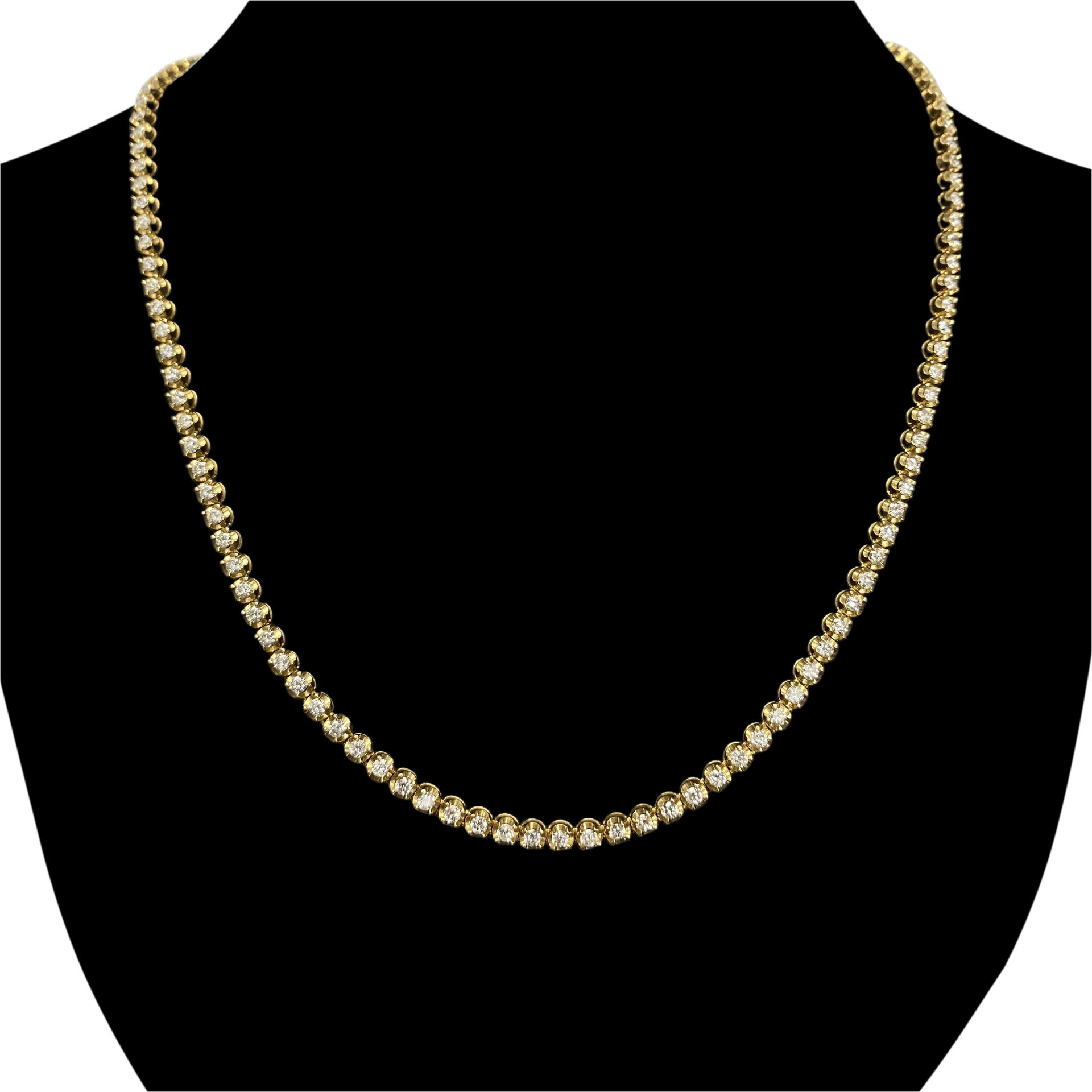 Colar Riviera - 4 ct