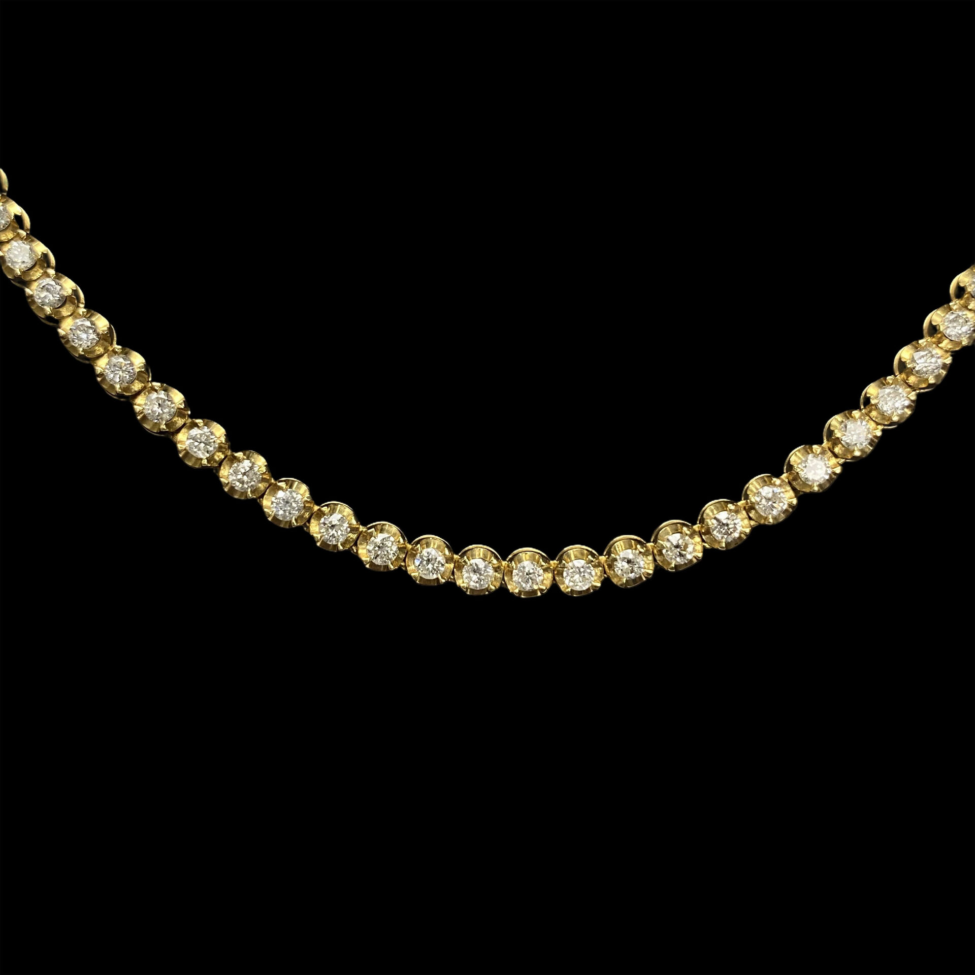 Colar Riviera - 4 ct