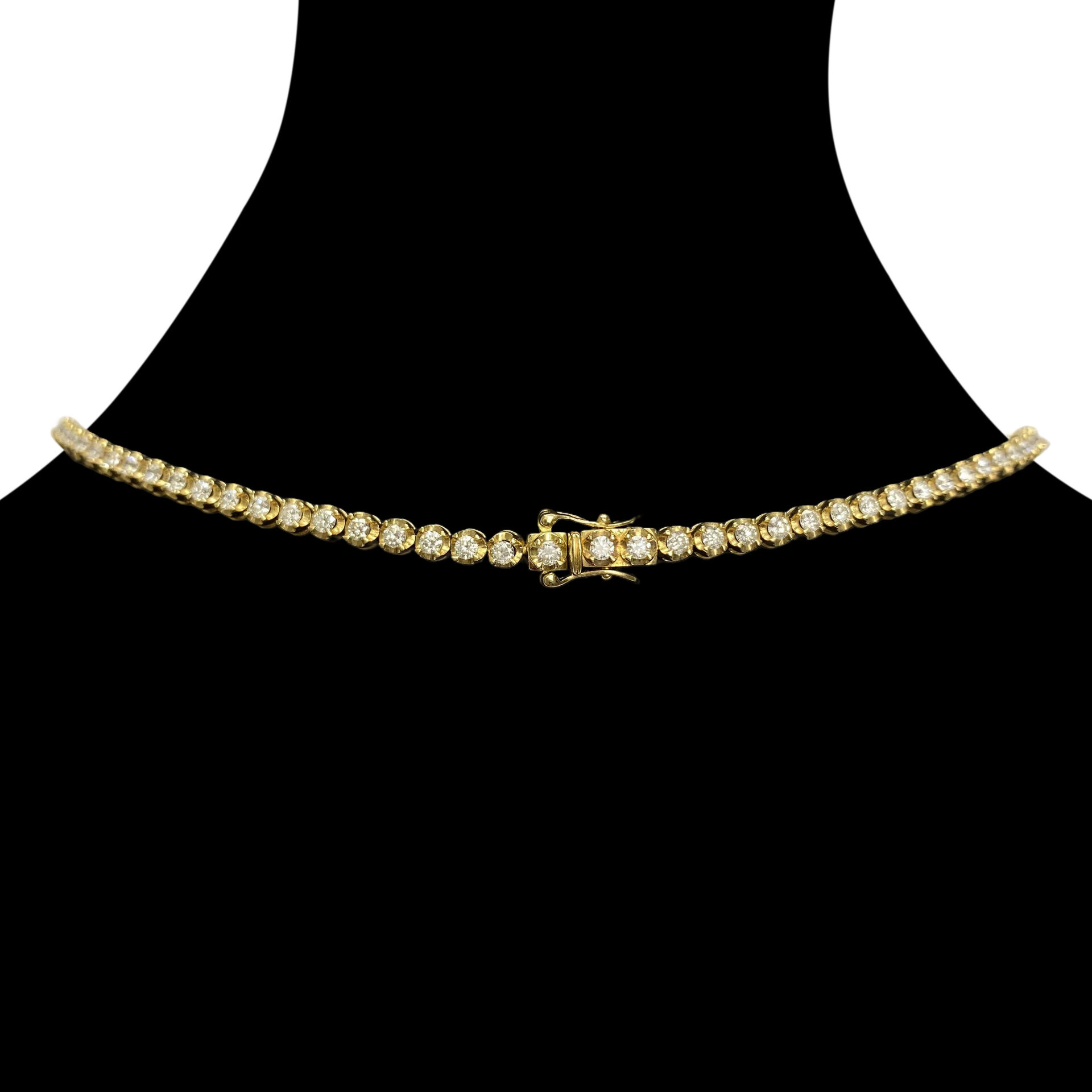 Colar Riviera - 4 ct