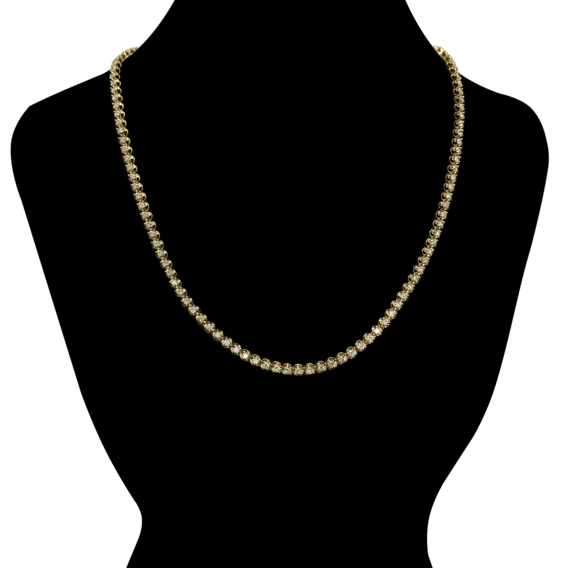 Colar Riviera - 4 ct