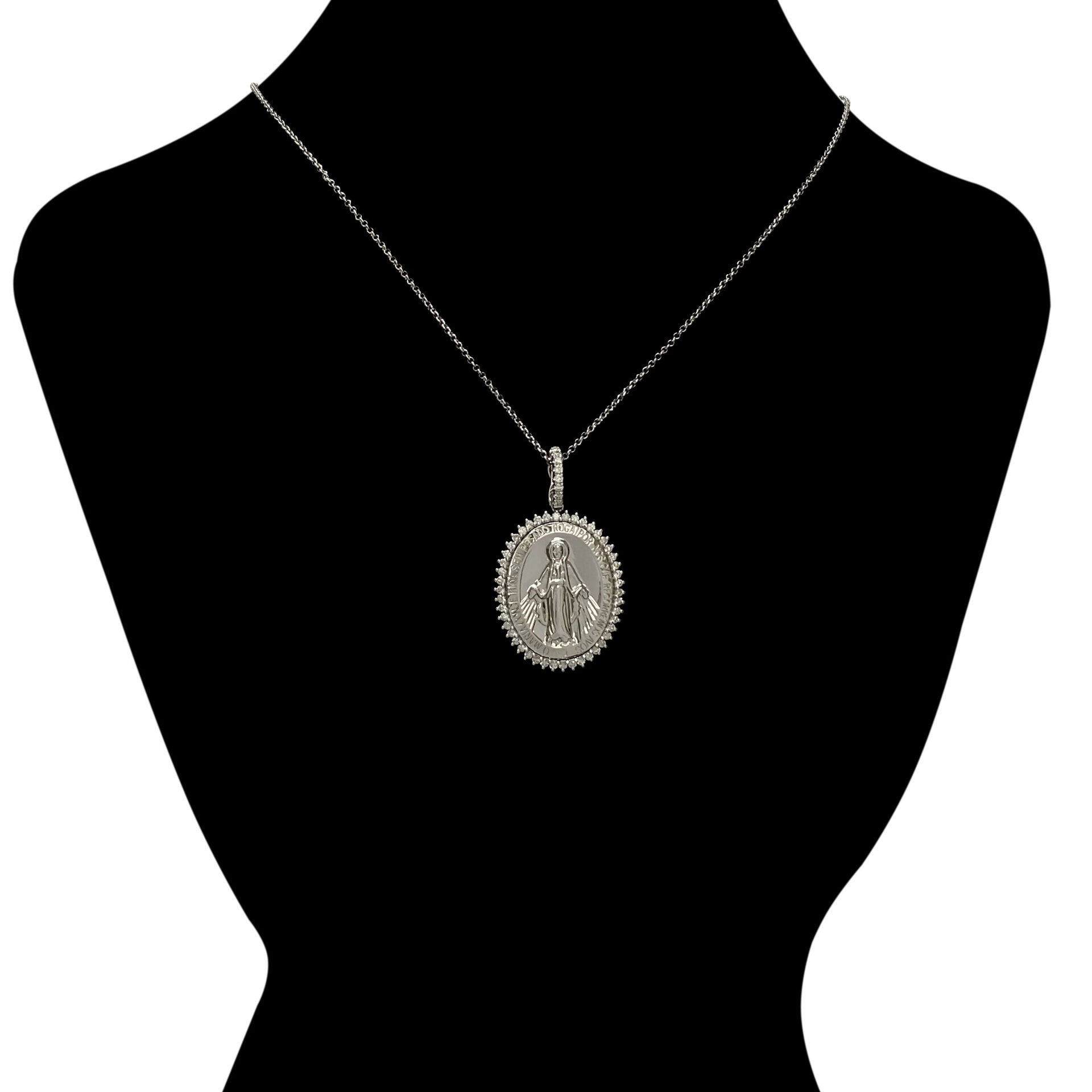 Colar Nossa Senhora Aparecida Diamantes