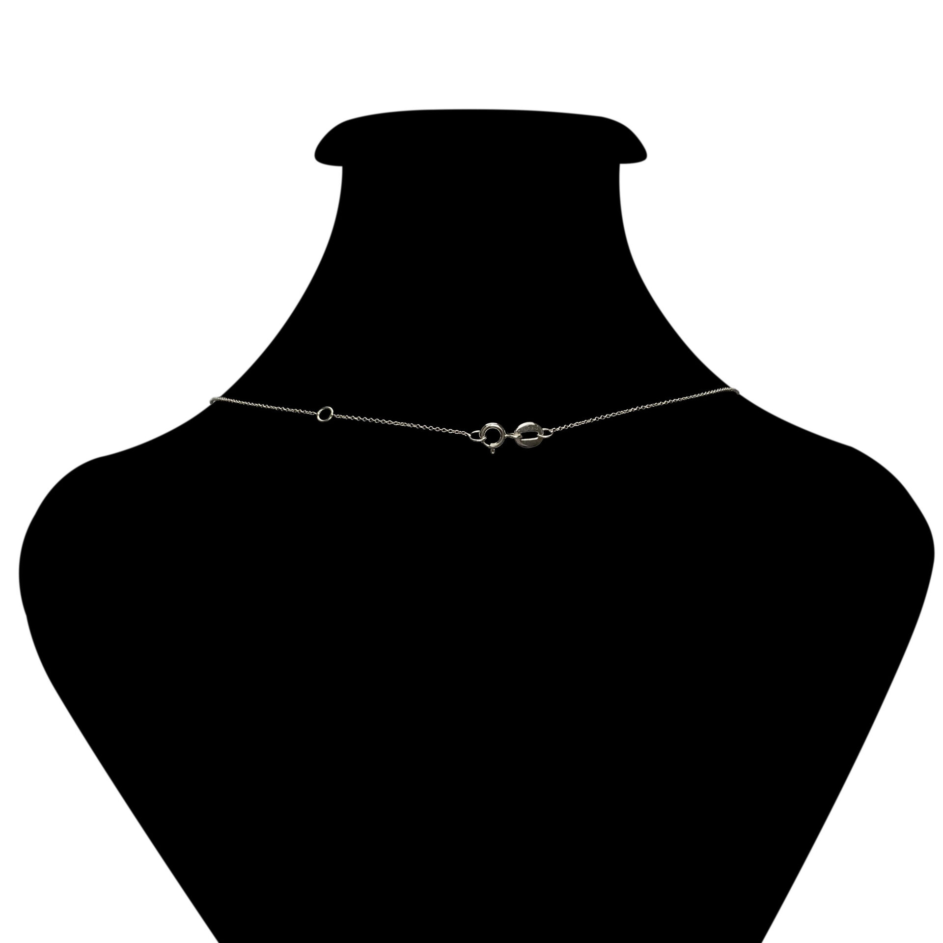 Colar Gota Safira Azul