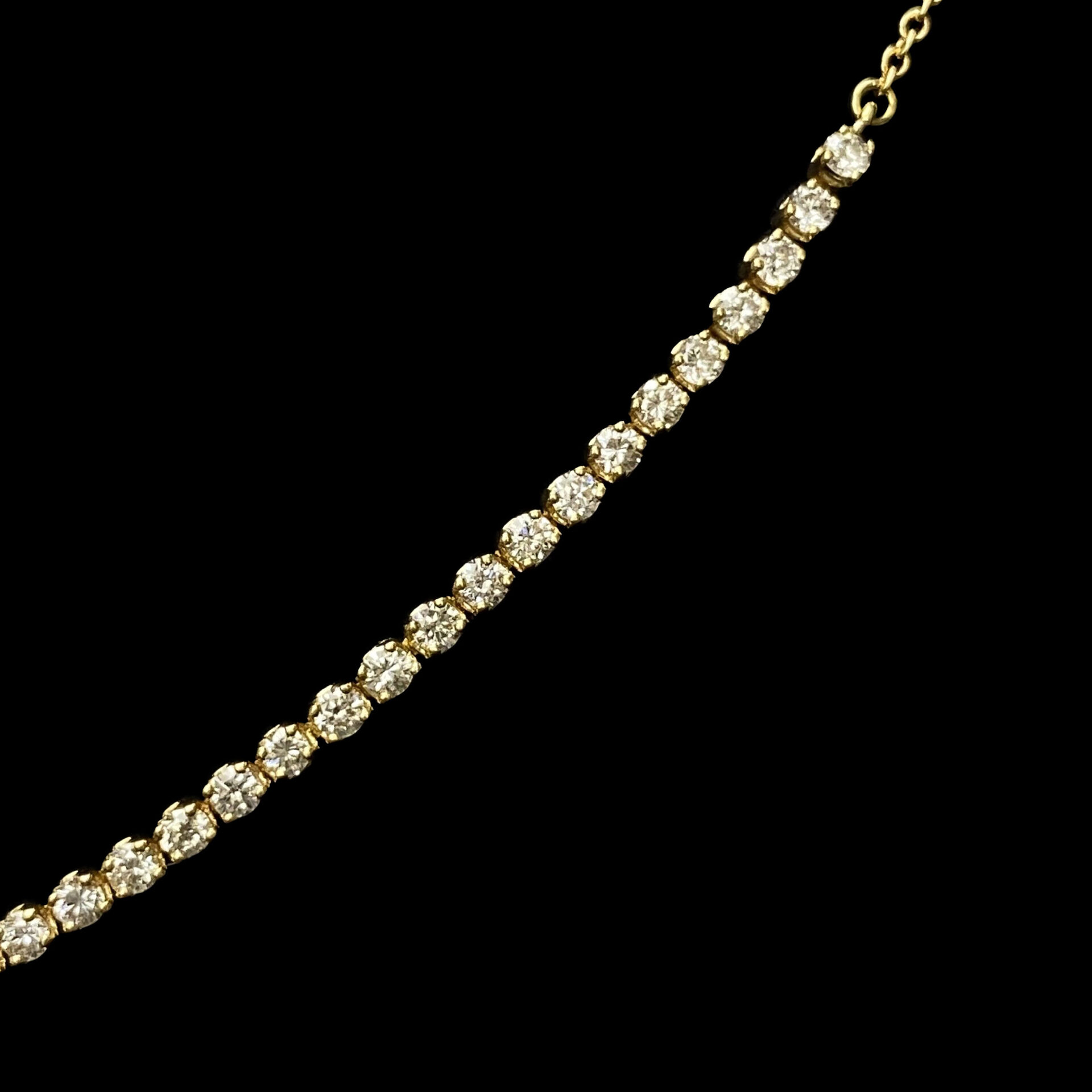 Colar Coração Diamantes