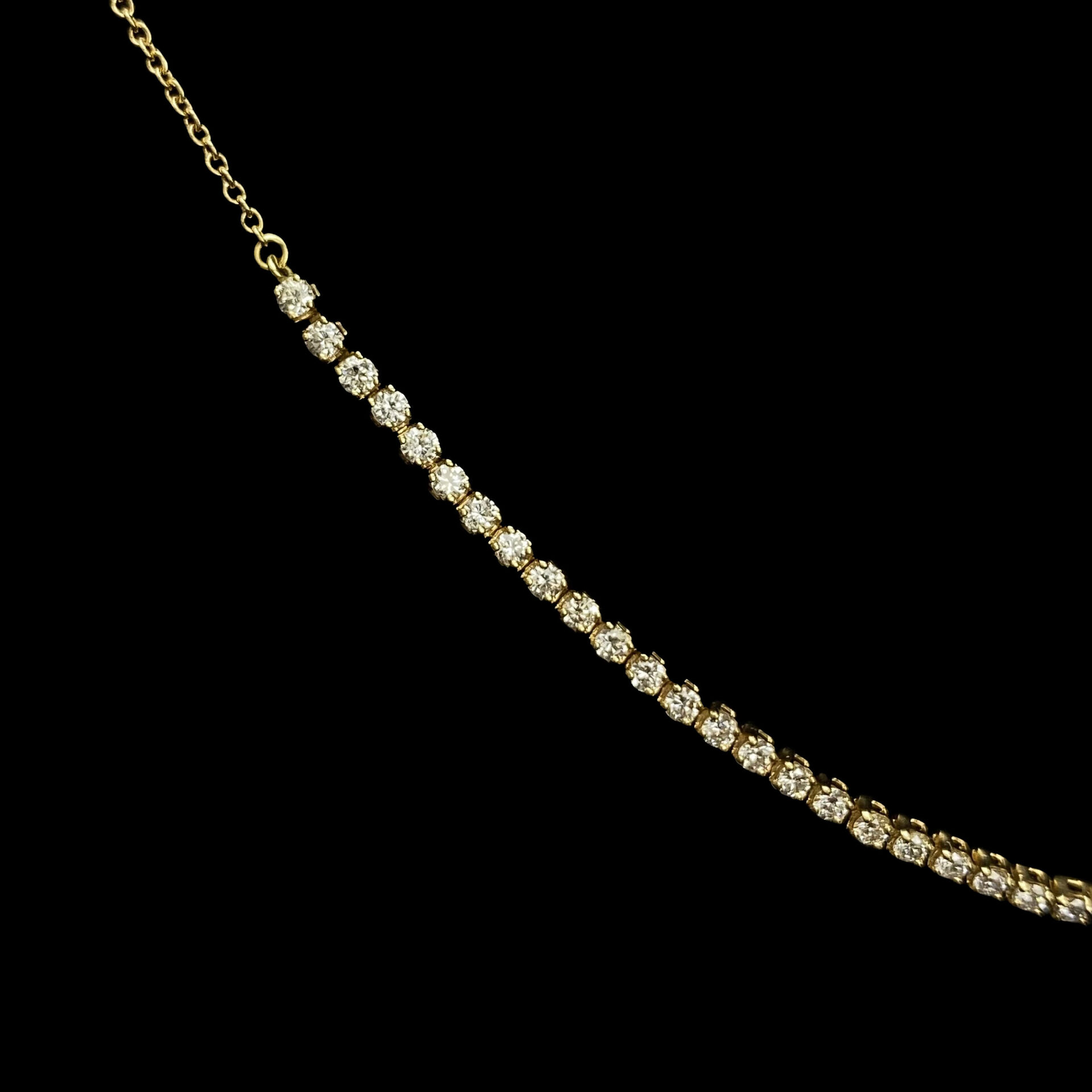 Colar Coração Diamantes