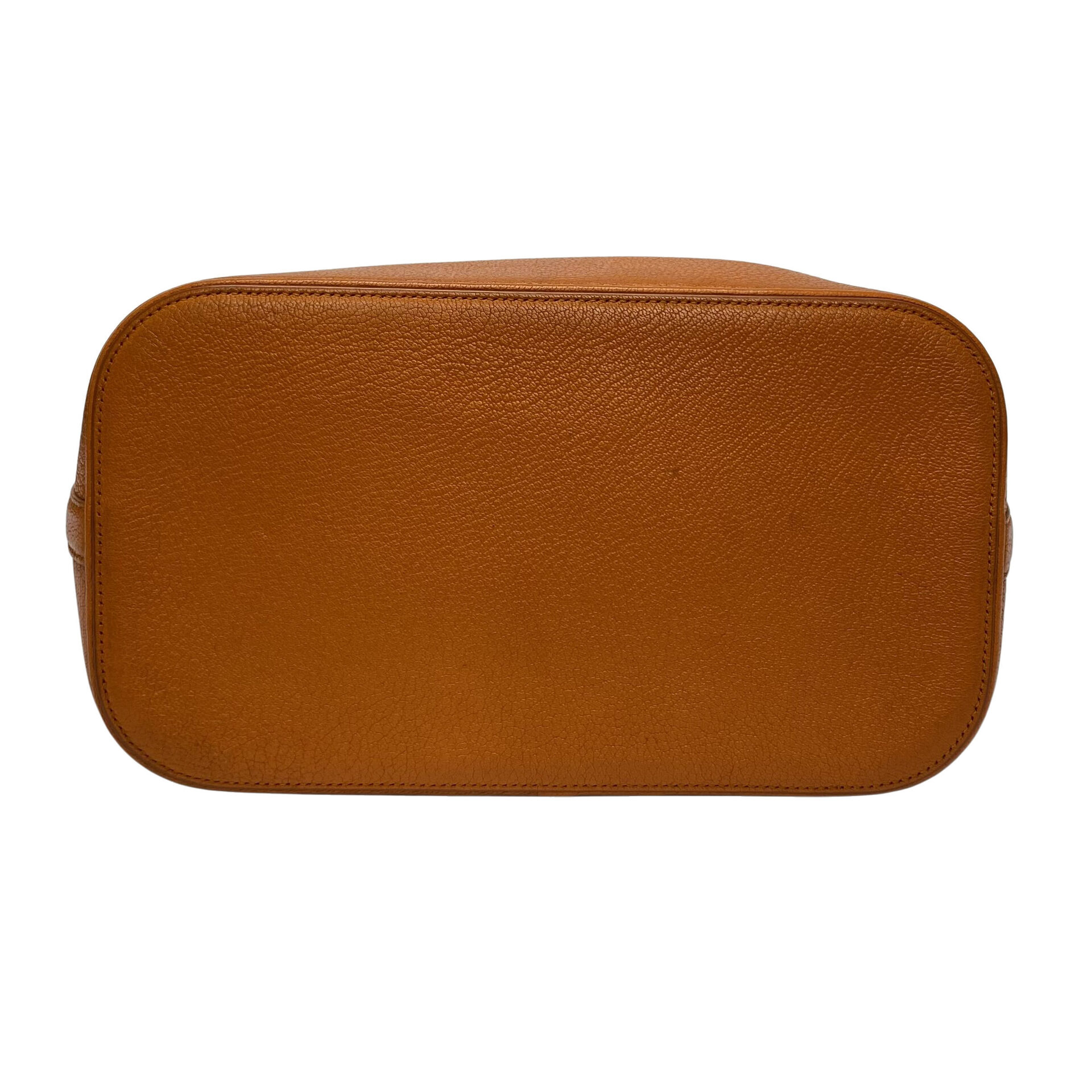 Bolsa Salvatore Ferragamo Gancini Bucket Laranja