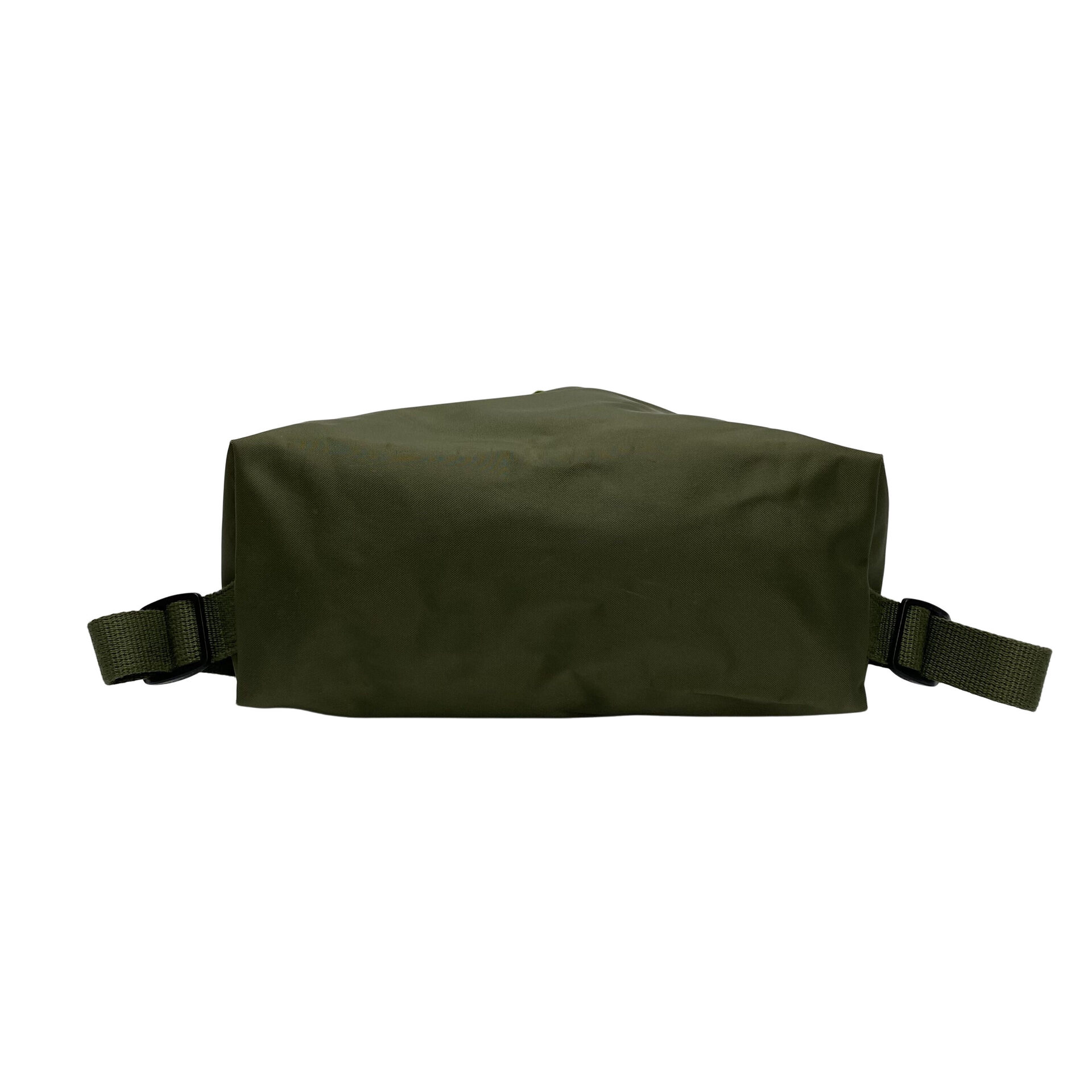 Mochila Longchamp Nylon e Couro Verde
