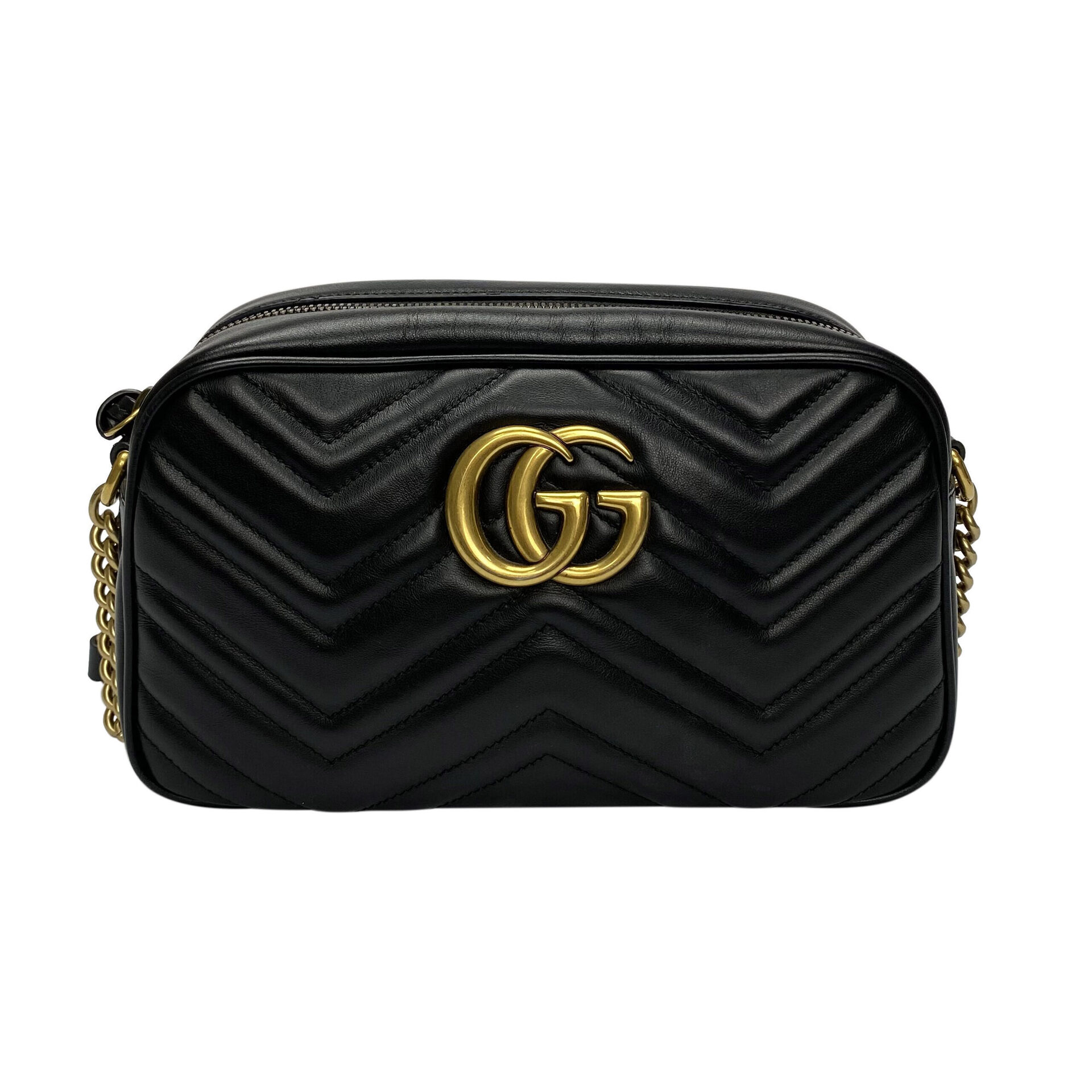Bolsa Gucci GG Marmont Preta