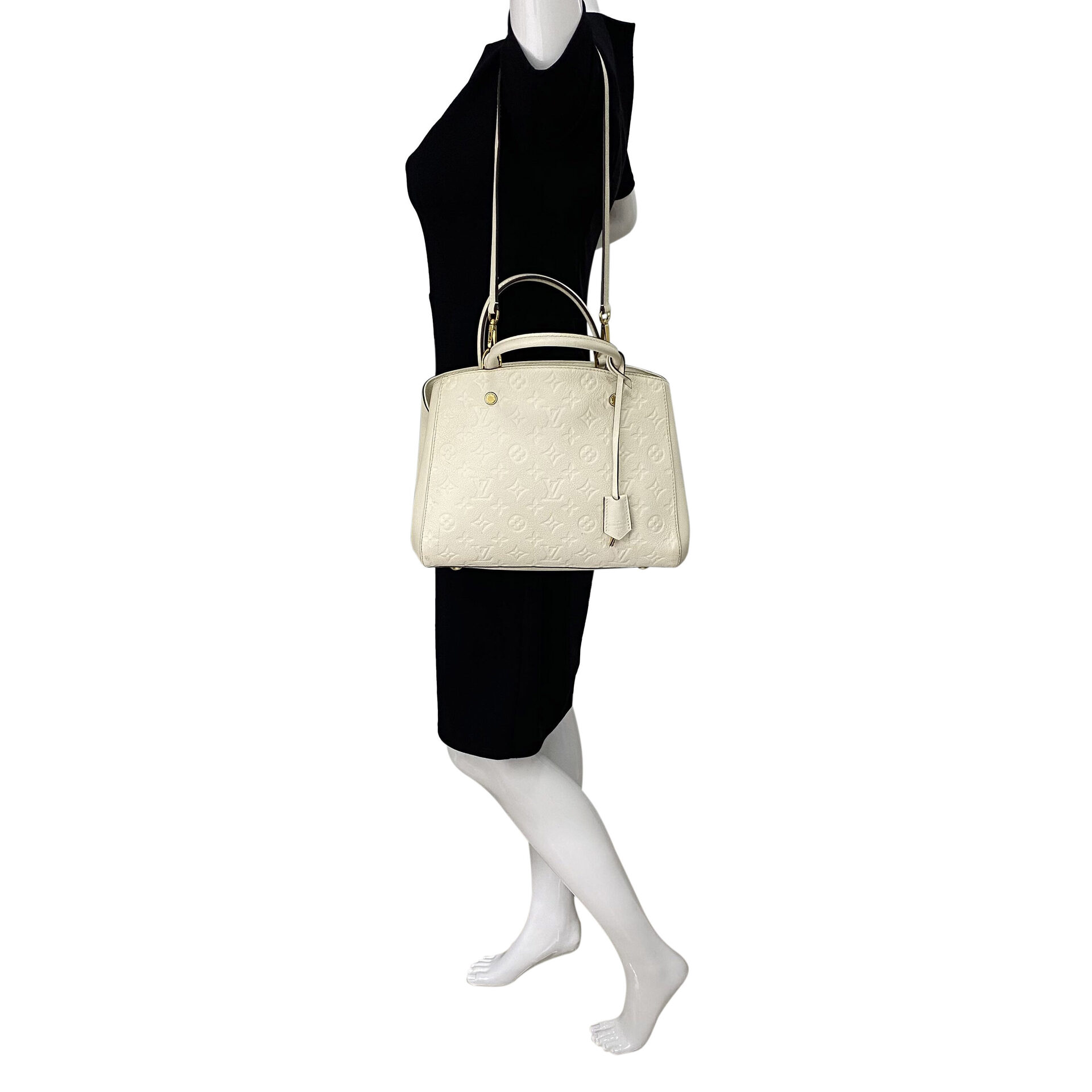 Bolsa Louis Vuitton Montaigne Branca