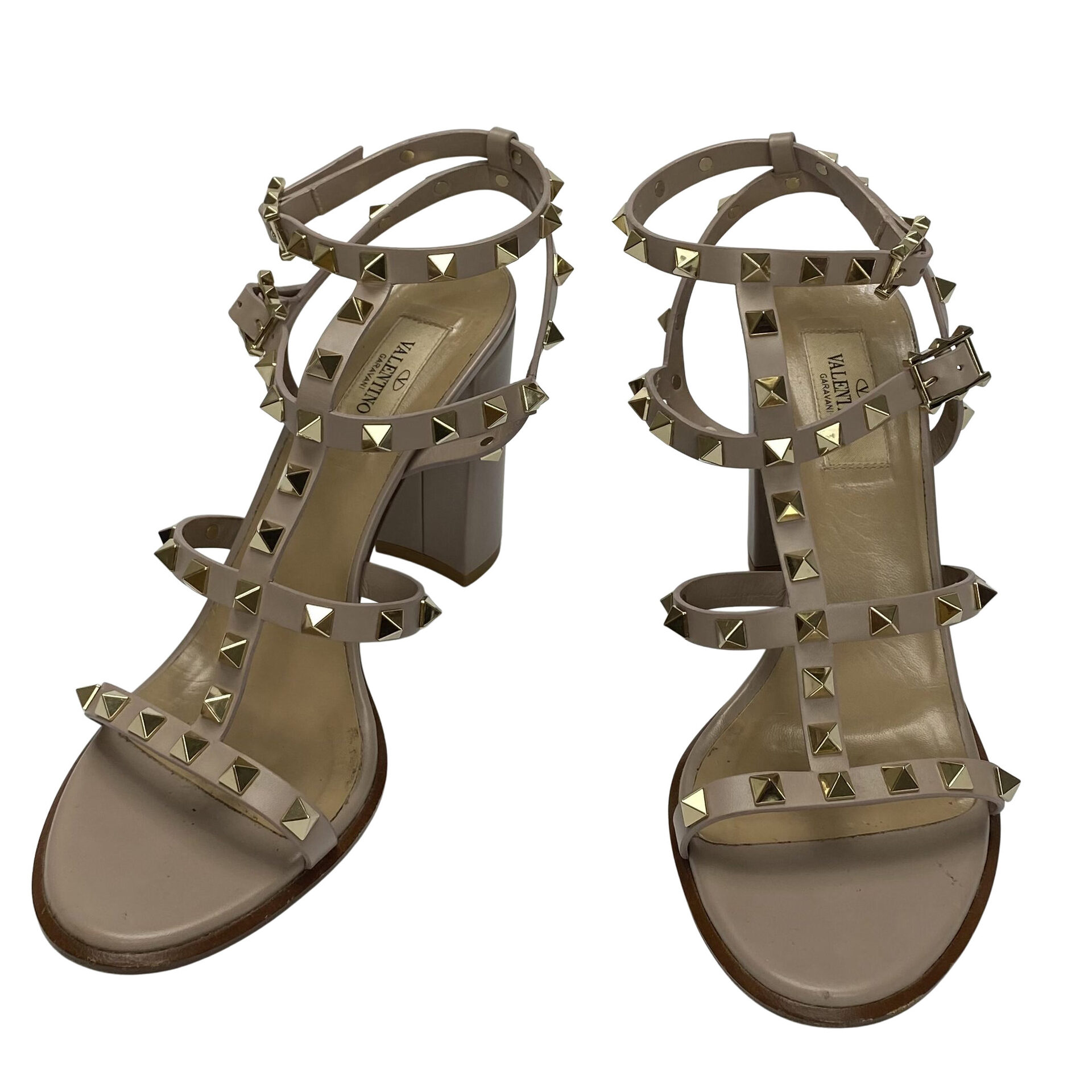 Sandália Valentino Garavani Rockstuds Nude