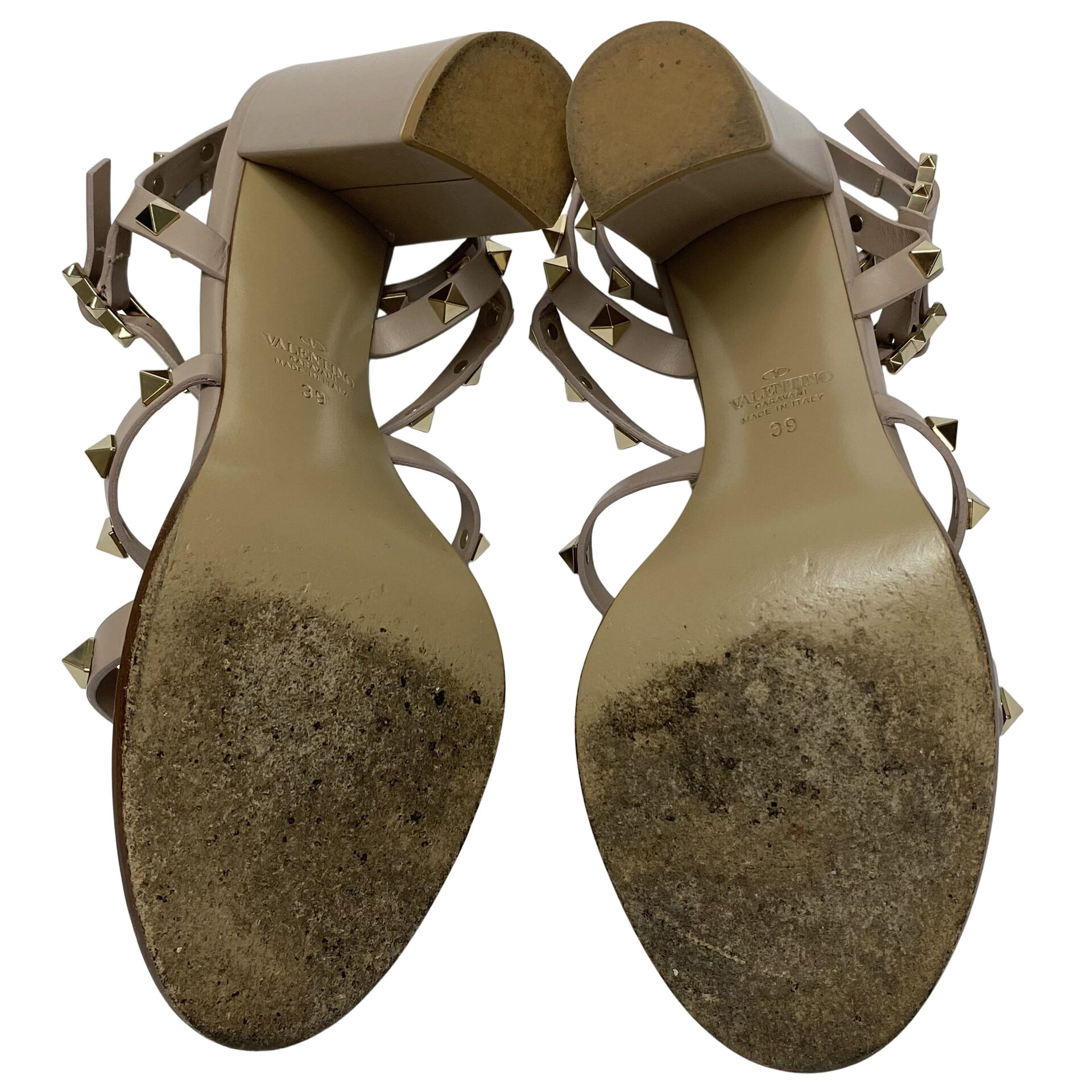 Sandália Valentino Garavani Rockstuds Nude