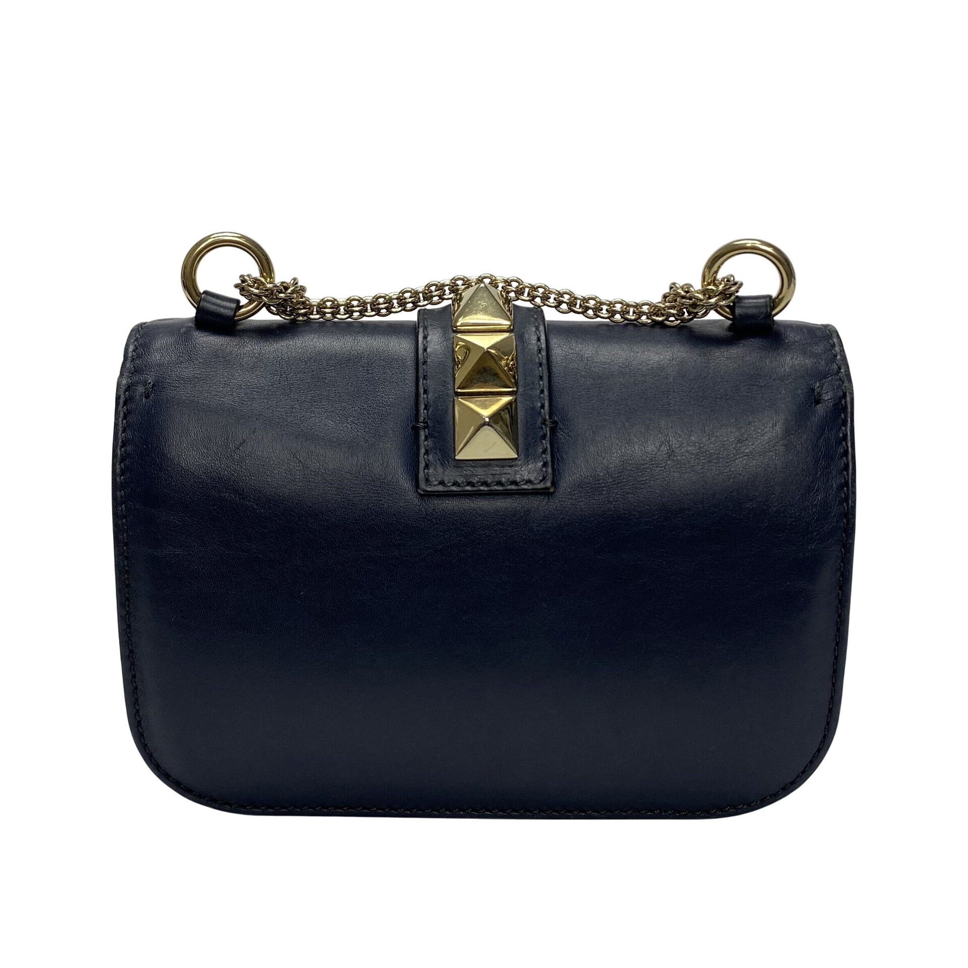 Bolsa Valentino Glam Lock Azul