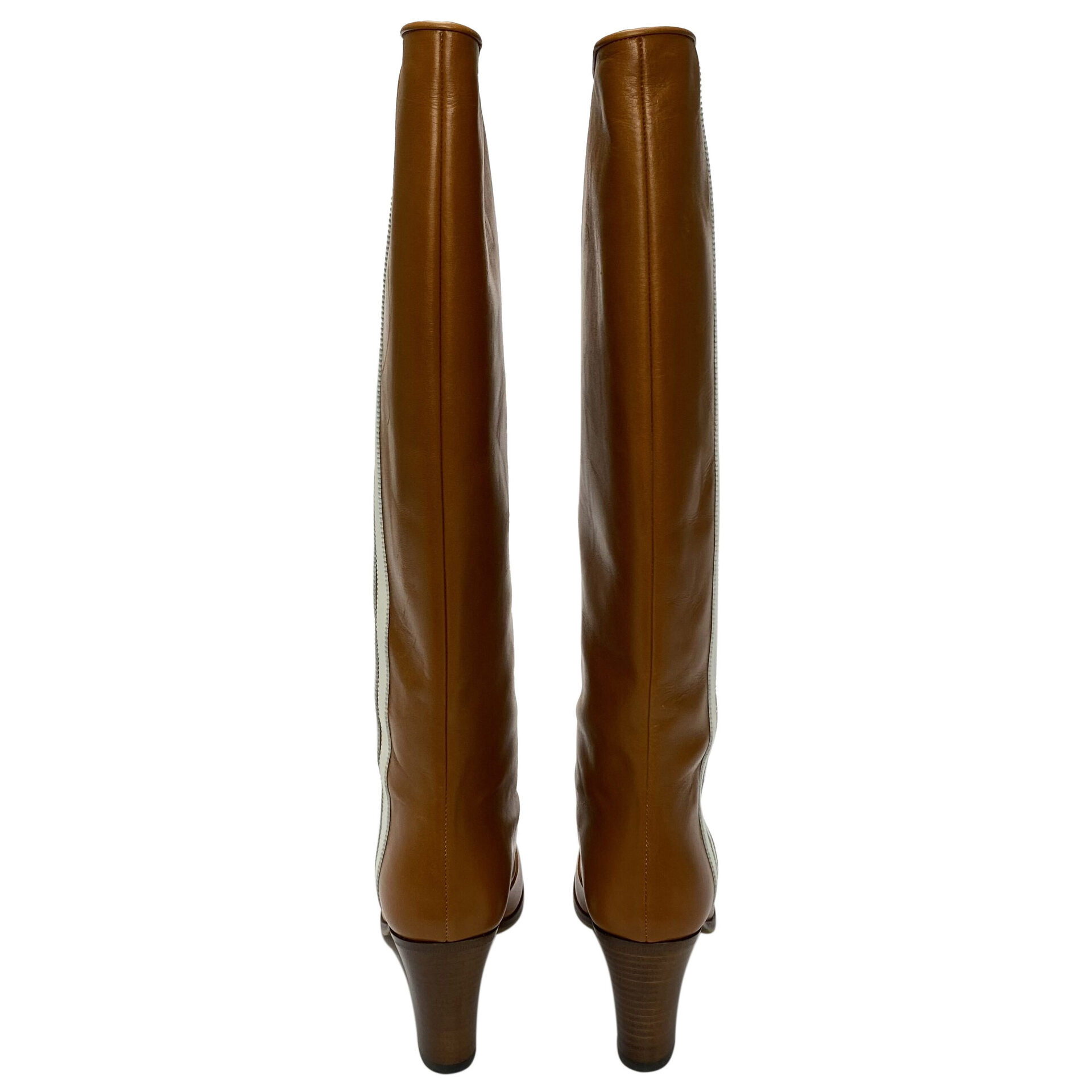 Bota Gucci X Adidas Elizabeth Knee Boots Caramelo