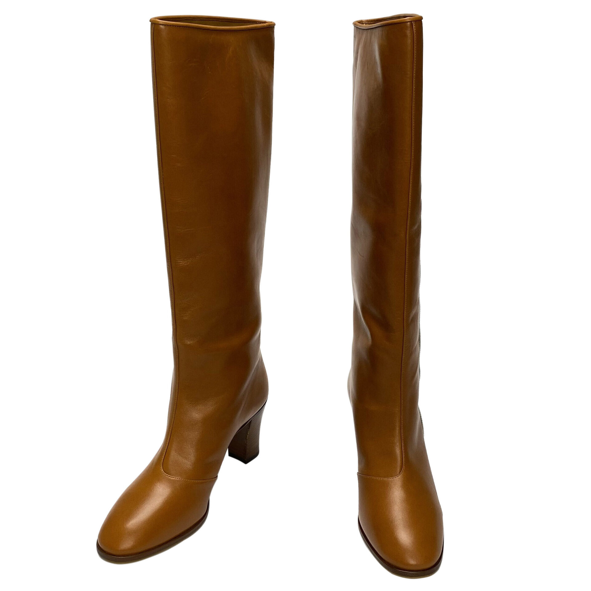 Bota Gucci X Adidas Elizabeth Knee Boots Caramelo