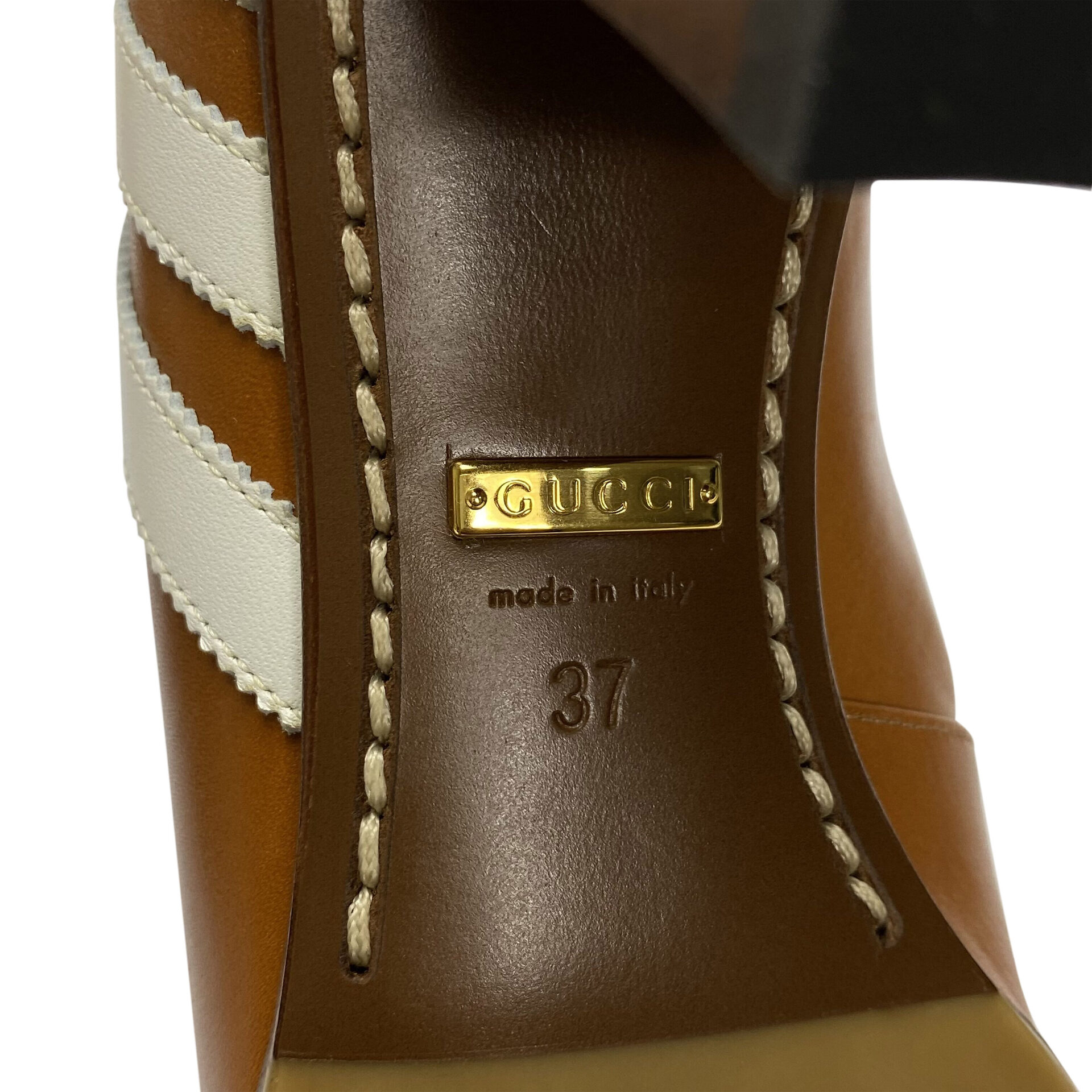 Bota Gucci X Adidas Elizabeth Knee Boots Caramelo
