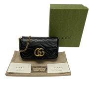 Bolsa Gucci GG Marmont Super Mini Preta