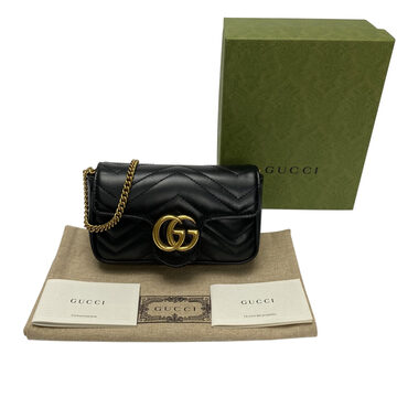 Bolsa Gucci GG Marmont Super Mini Preta