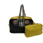 Bolsa Prada City Fori Perforated Tricolor