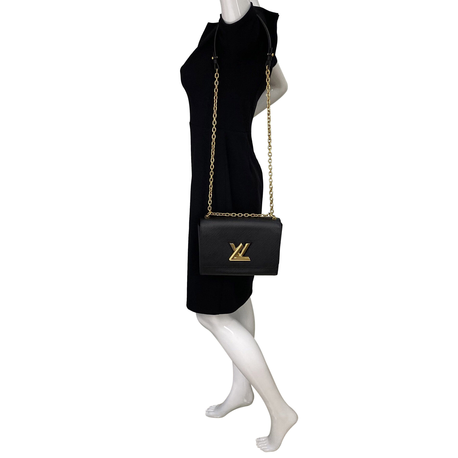 Bolsa Louis Vuitton Twist MM Preta