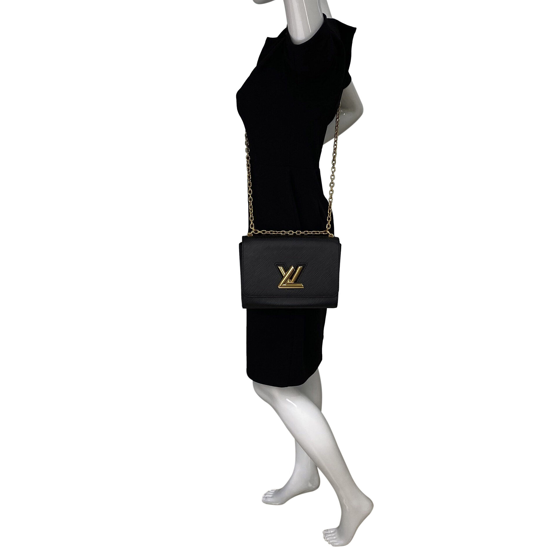 Bolsa Louis Vuitton Twist MM Preta