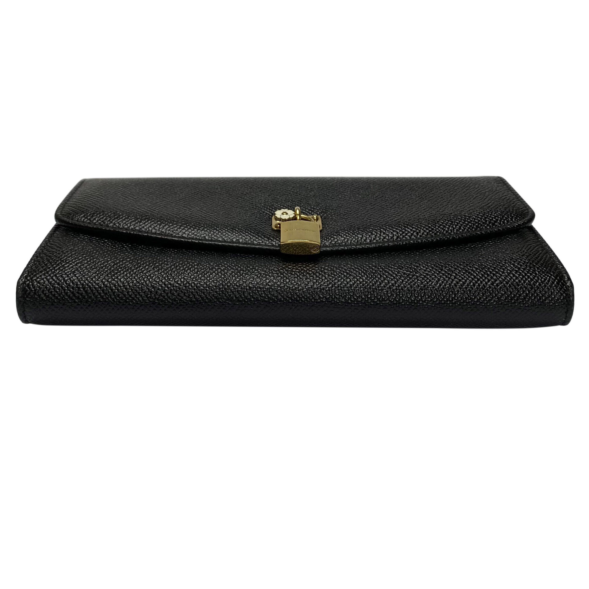 Carteira Dolce & Gabbana Couro Preta