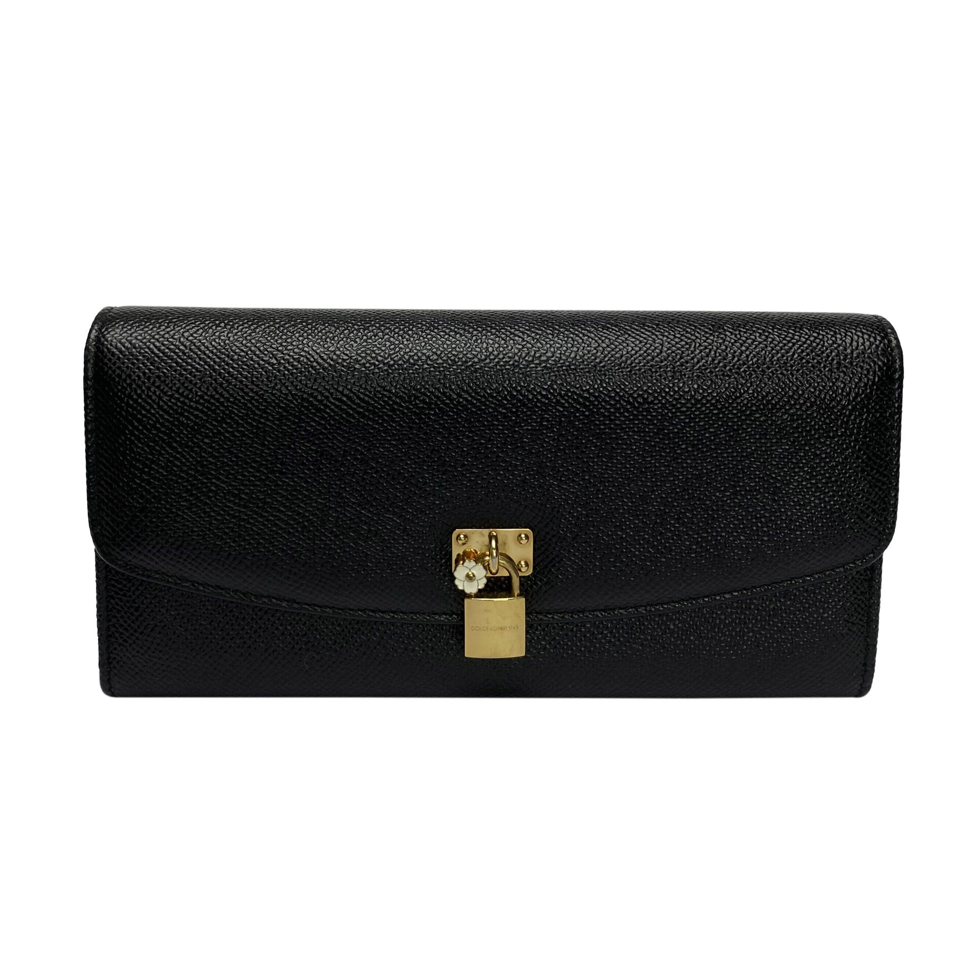 Carteira Dolce & Gabbana Couro Preta