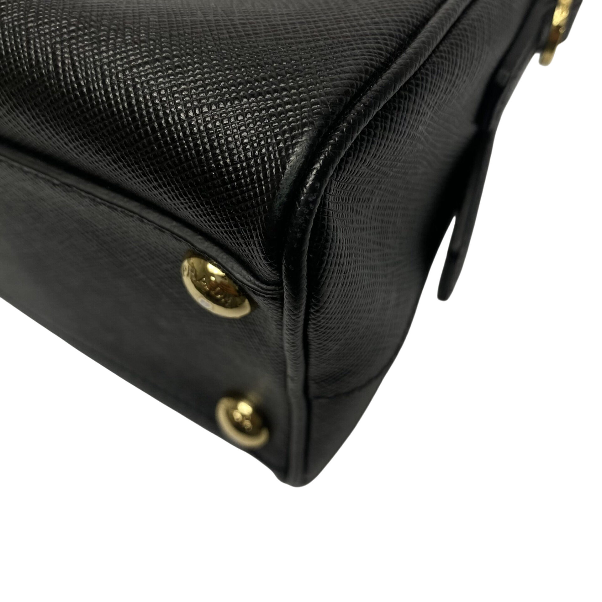 Bolsa Prada Mini Couro Saffiano Preto