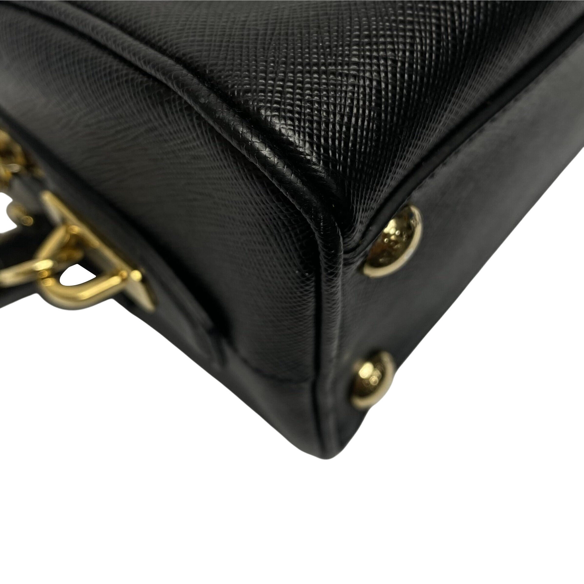 Bolsa Prada Mini Couro Saffiano Preto