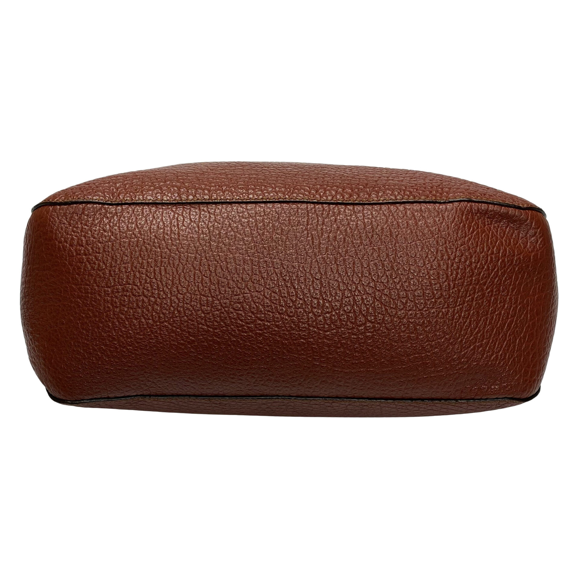 Bolsa Burberry Hobo Couro Vinho
