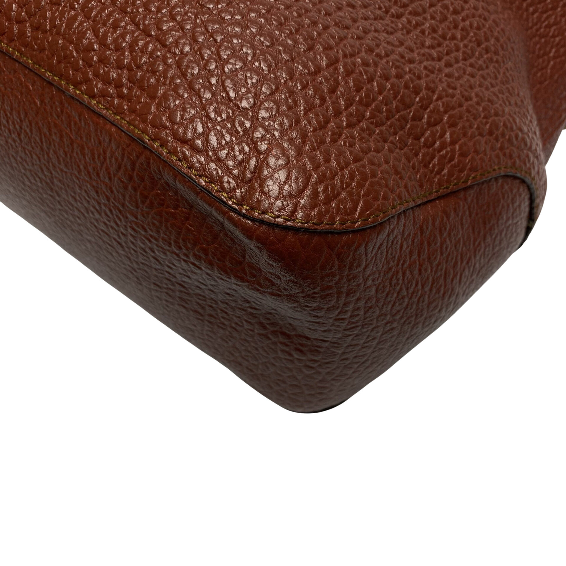 Bolsa Burberry Hobo Couro Vinho