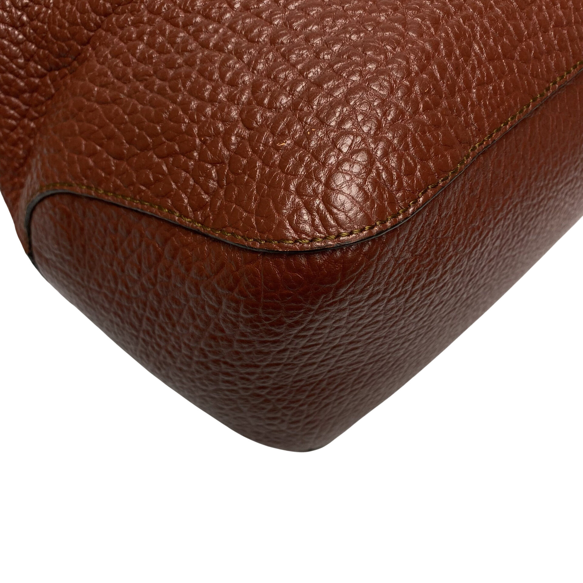Bolsa Burberry Hobo Couro Vinho