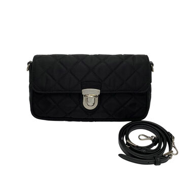 Bolsa Prada Nylon Matelassê Preta