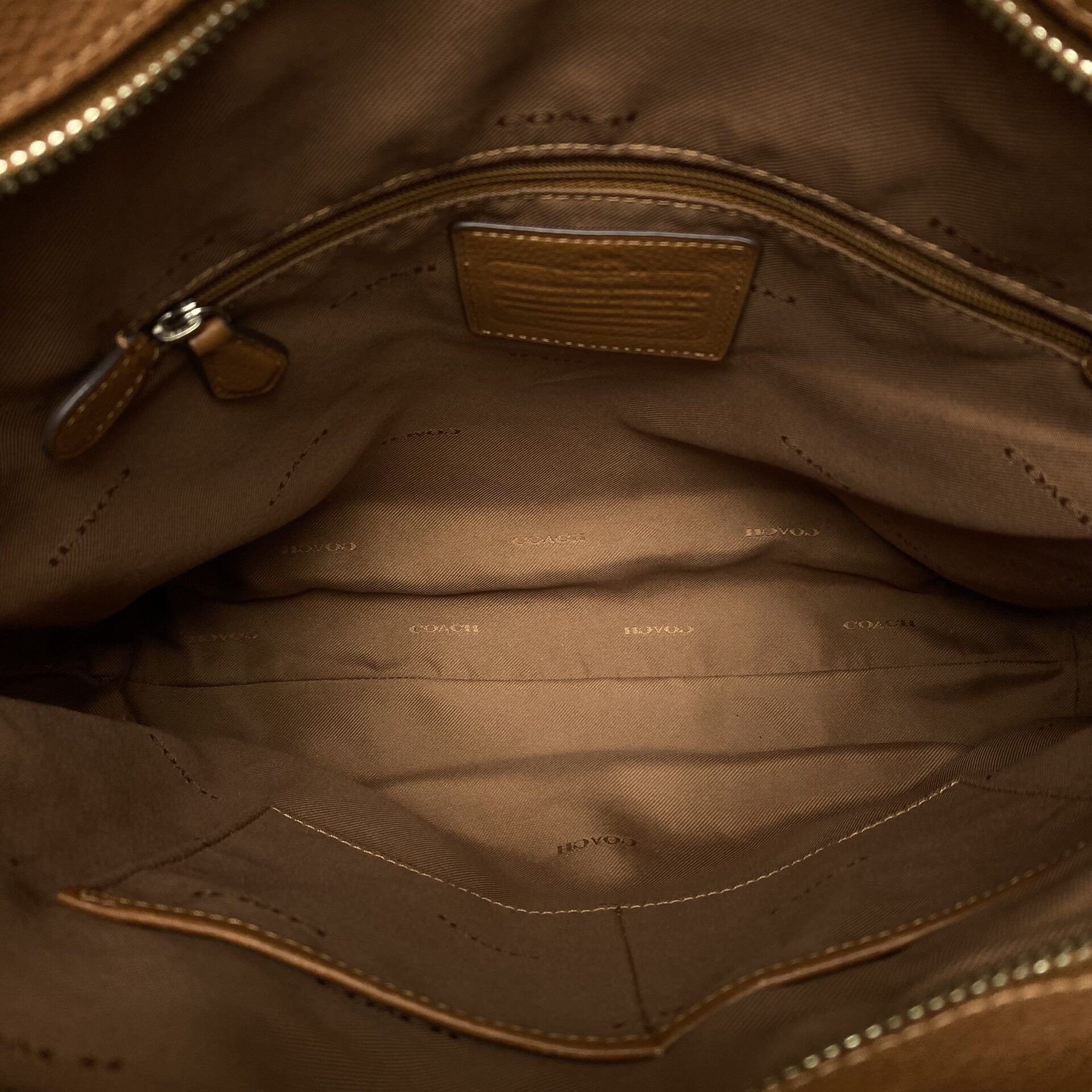 Bolsa Coach Scout Hobo Marrom