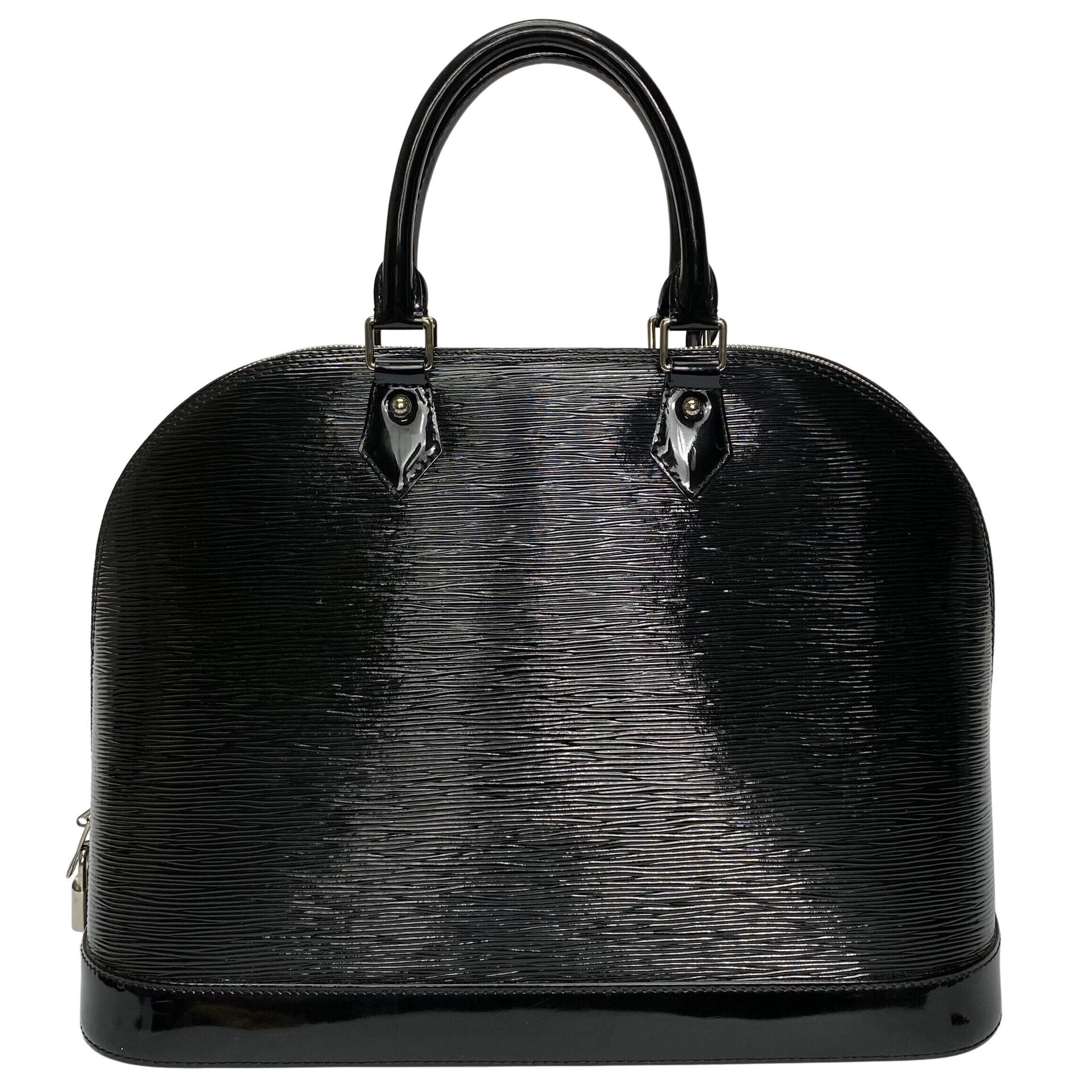 Bolsa Louis Vuitton Alma GM Couro Epi Preta