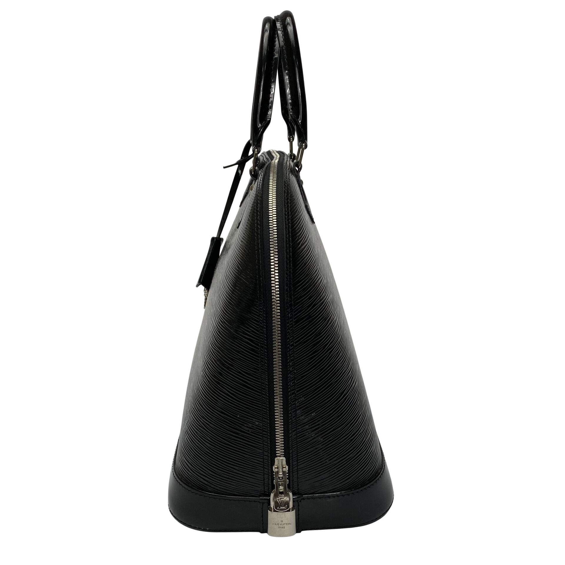 Bolsa Louis Vuitton Alma GM Couro Epi Preta