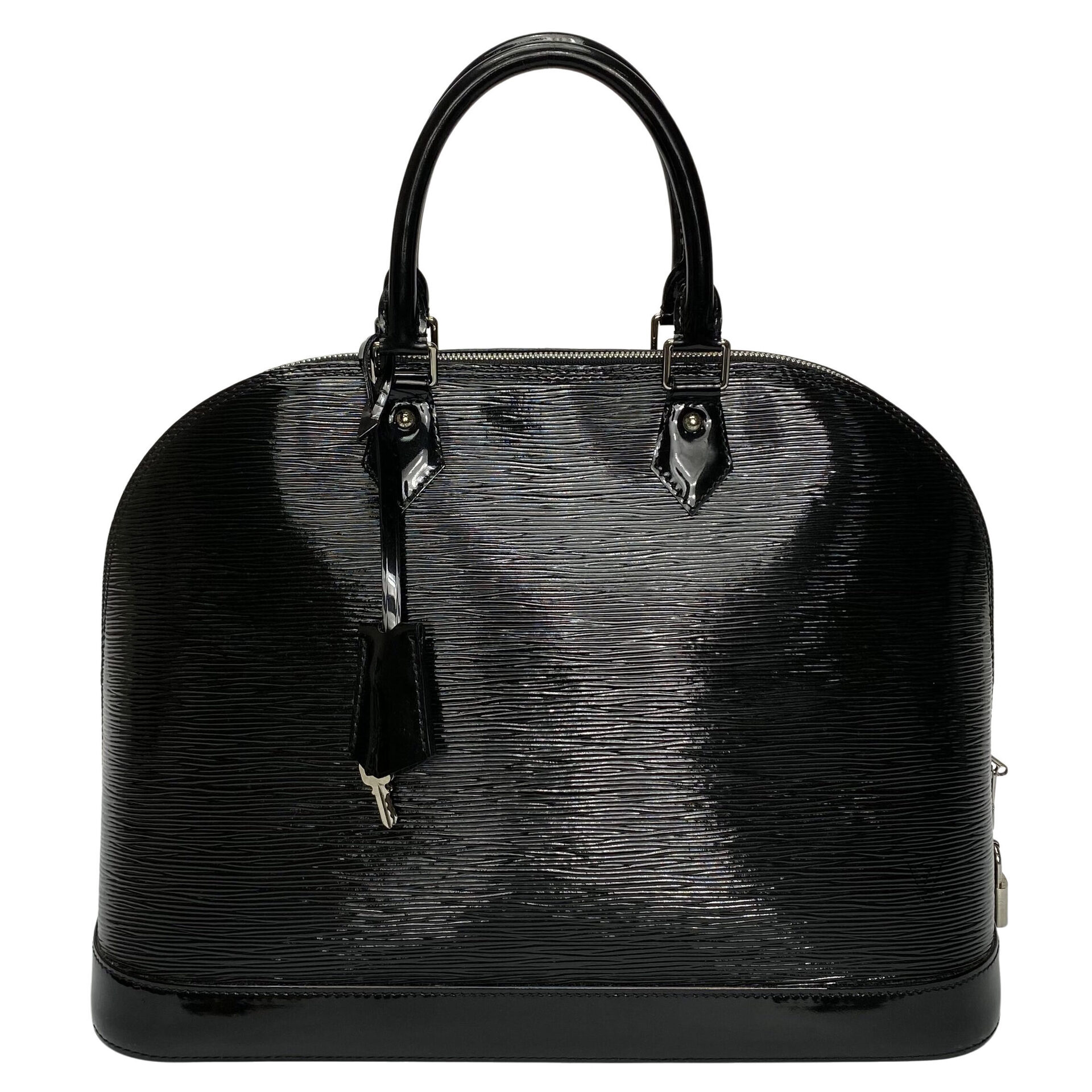 Bolsa Louis Vuitton Alma GM Couro Epi Preta
