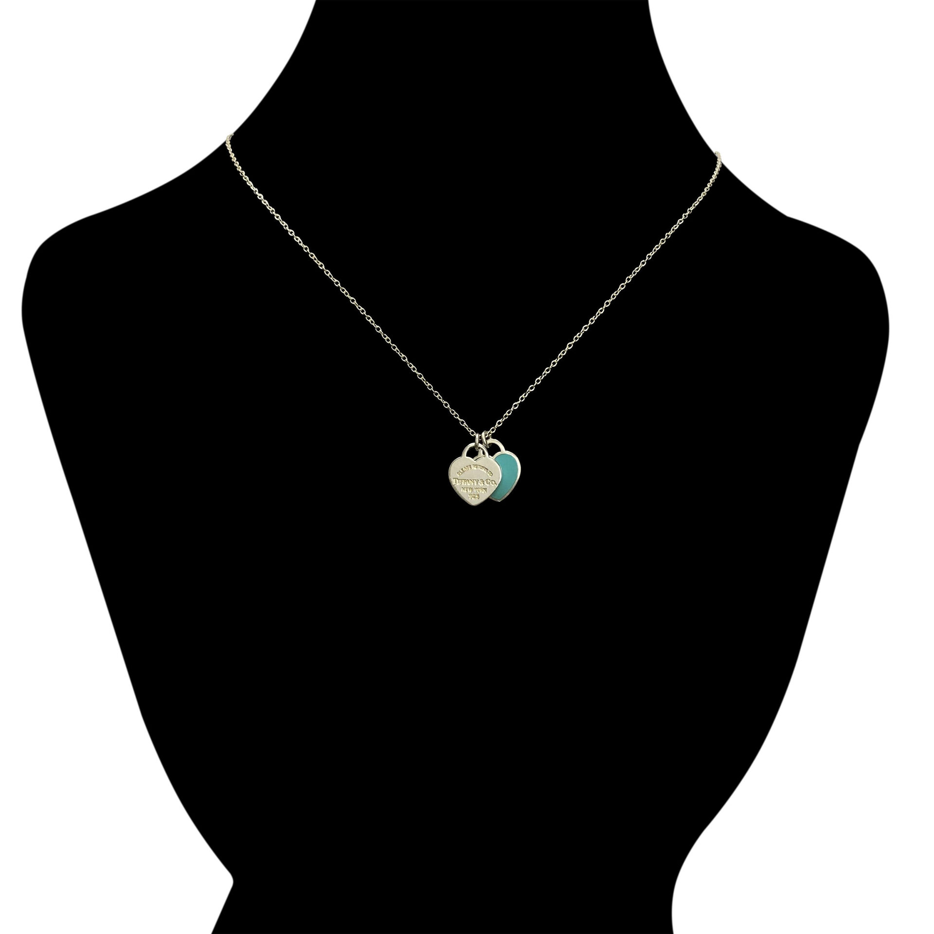 Colar Tiffany & Co. Return To Tiffany Double Heart Tag