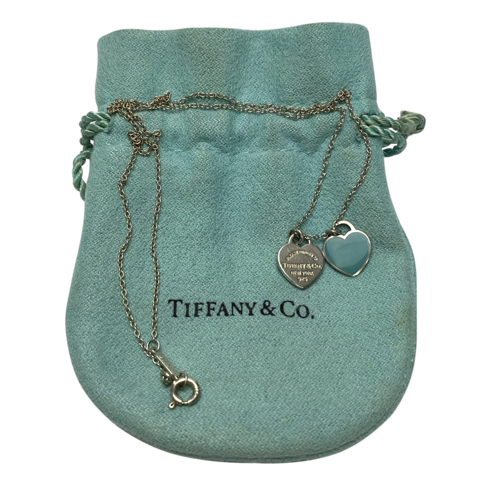 Colar Tiffany & Co. Return To Tiffany Double Heart Tag