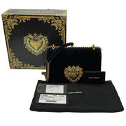 Bolsa Dolce & Gabbana Devotion Veludo Preto