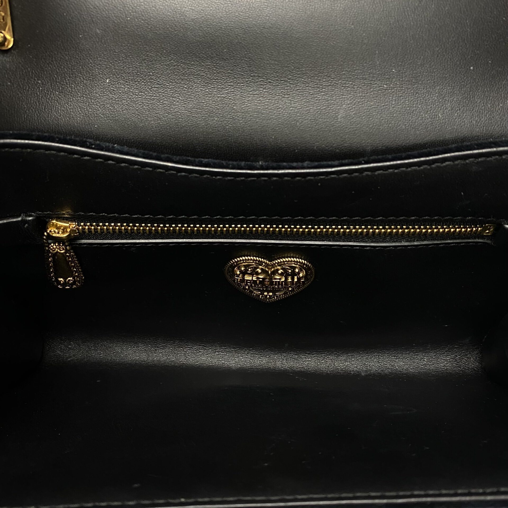 Bolsa Dolce & Gabbana Devotion Veludo Preto