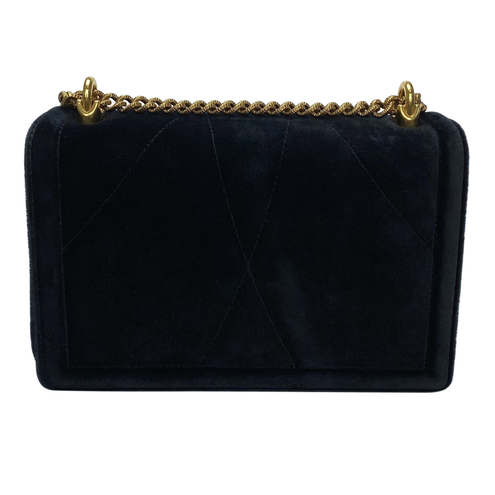 Bolsa Dolce & Gabbana Devotion Veludo Preto