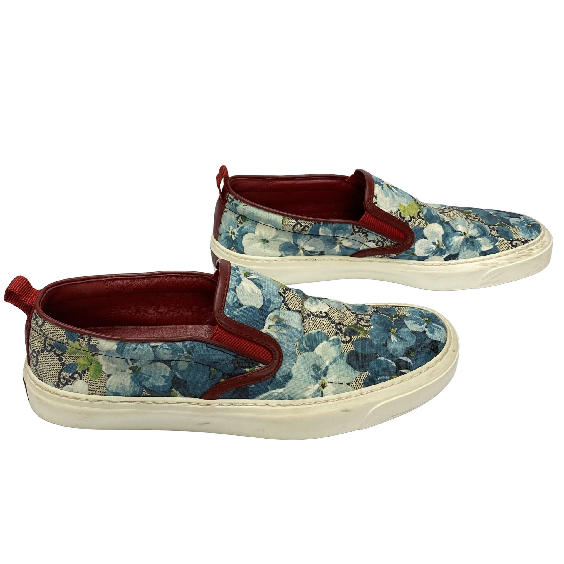 Tênis Gucci Slip On Floral