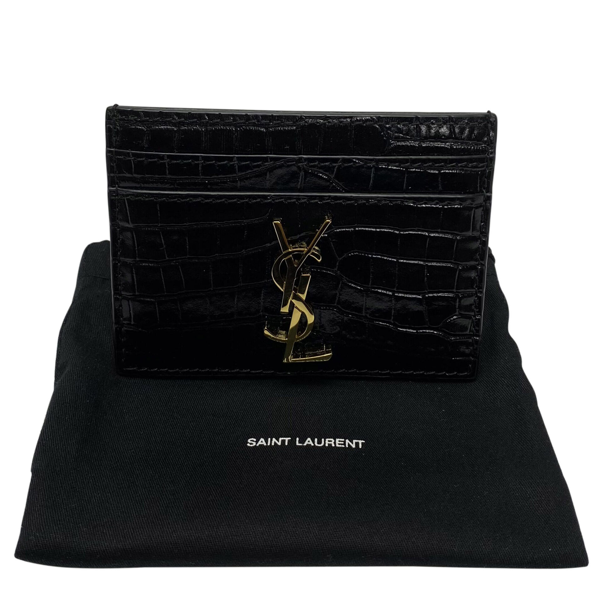 Porta-Cartões Saint Laurent Cassandre