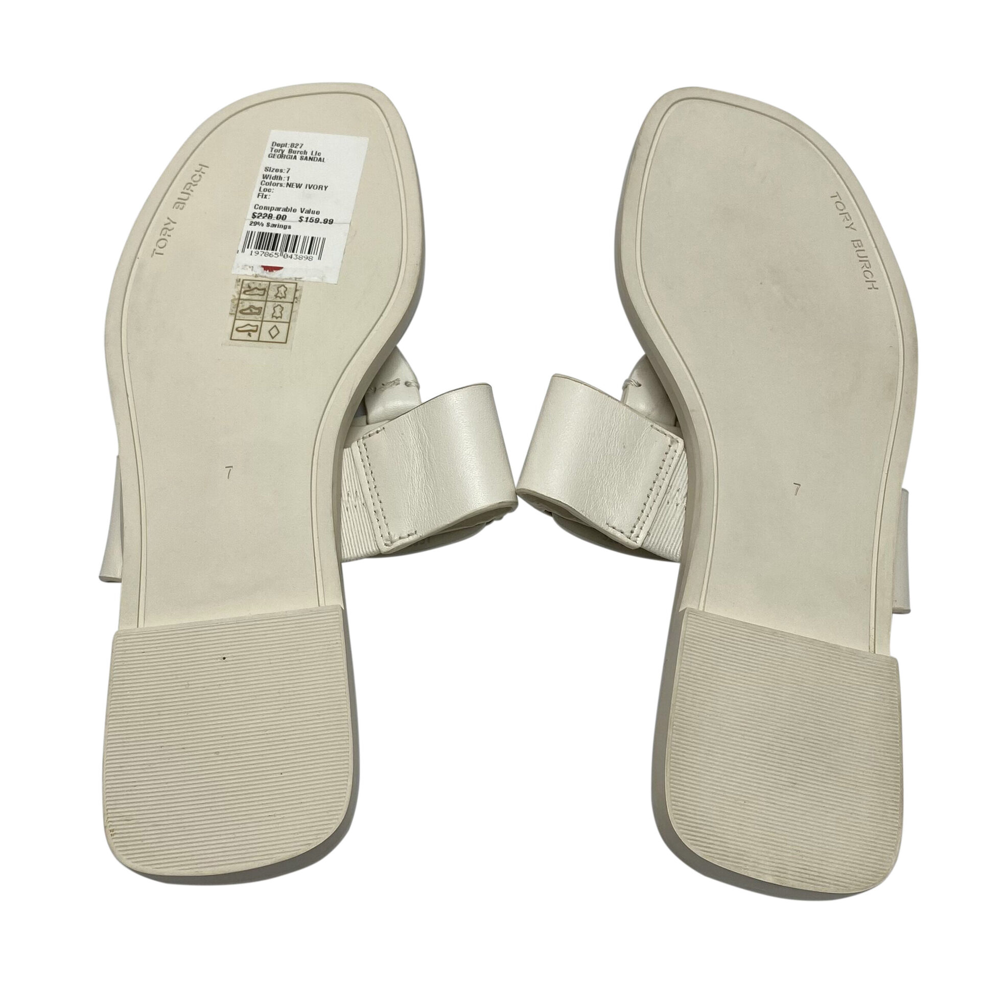 Flat Tory Burch Branco