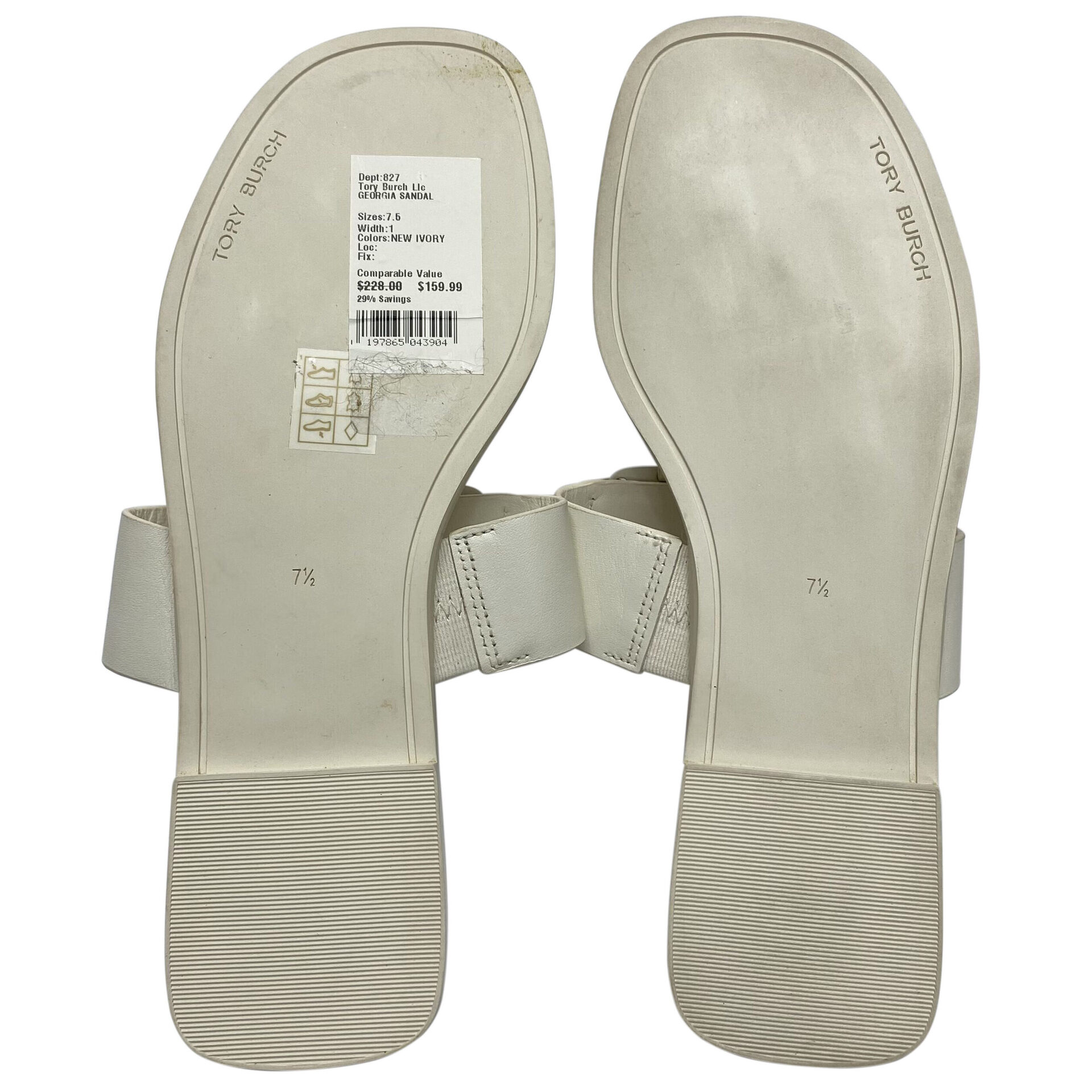 Flat Tory Burch Branco