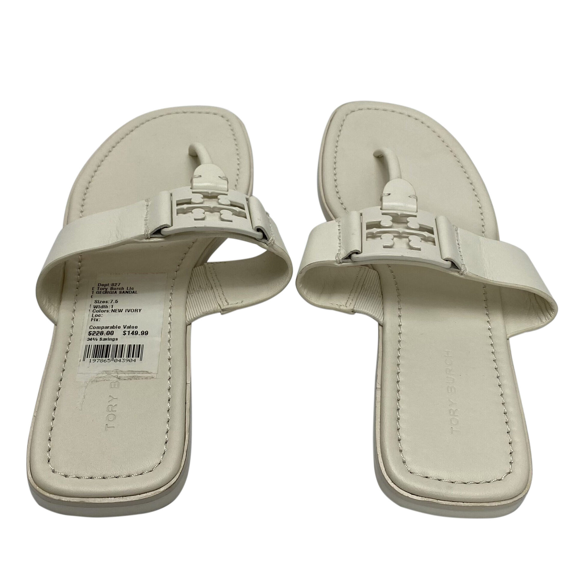 Flat Tory Burch Branco