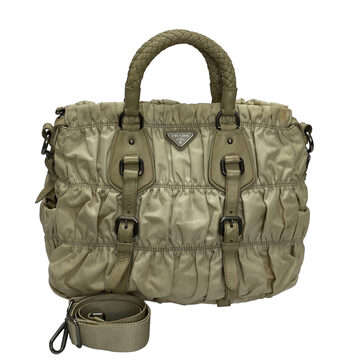 Bolsa Prada Tessuto Graufe Bege