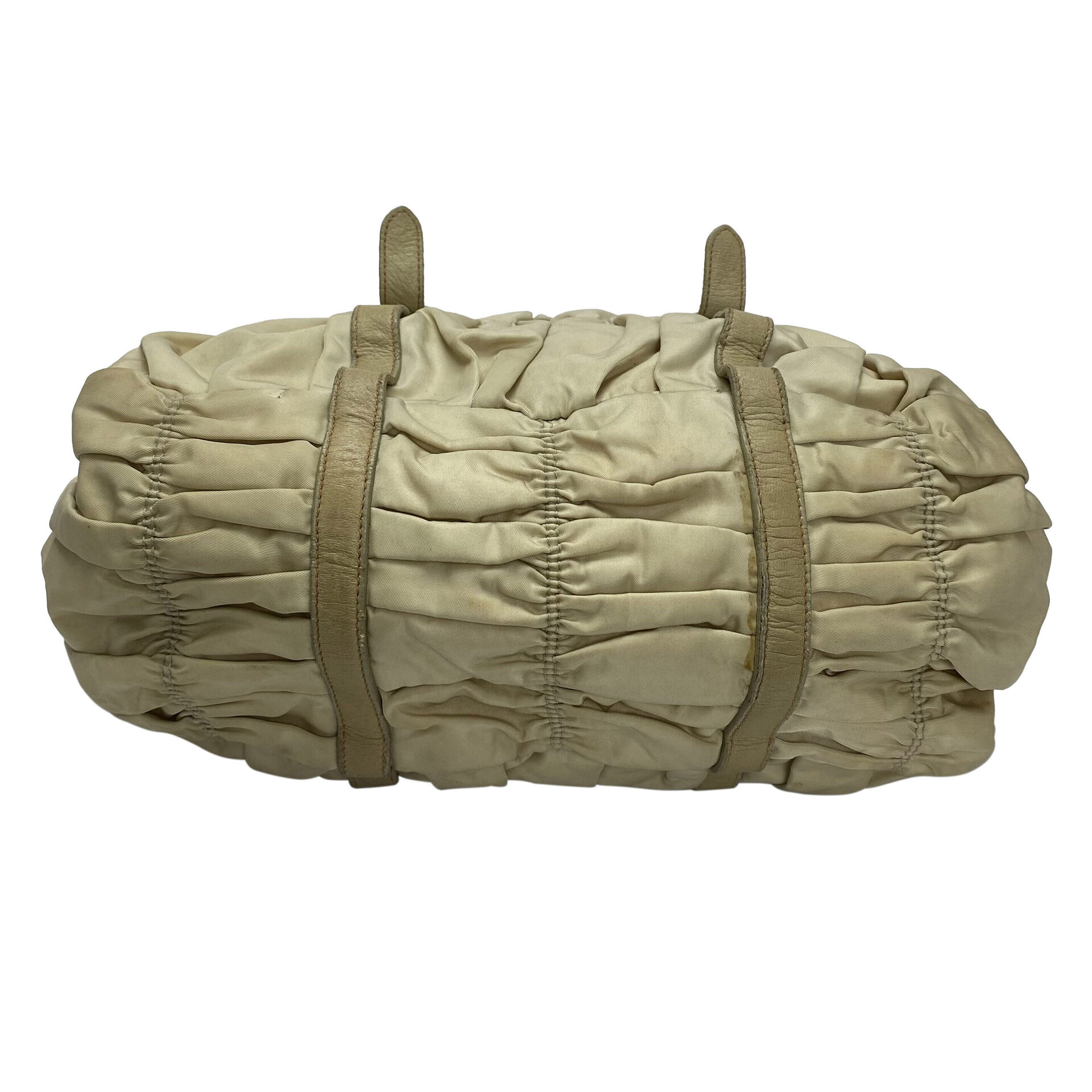 Bolsa Prada Tessuto Graufe Bege