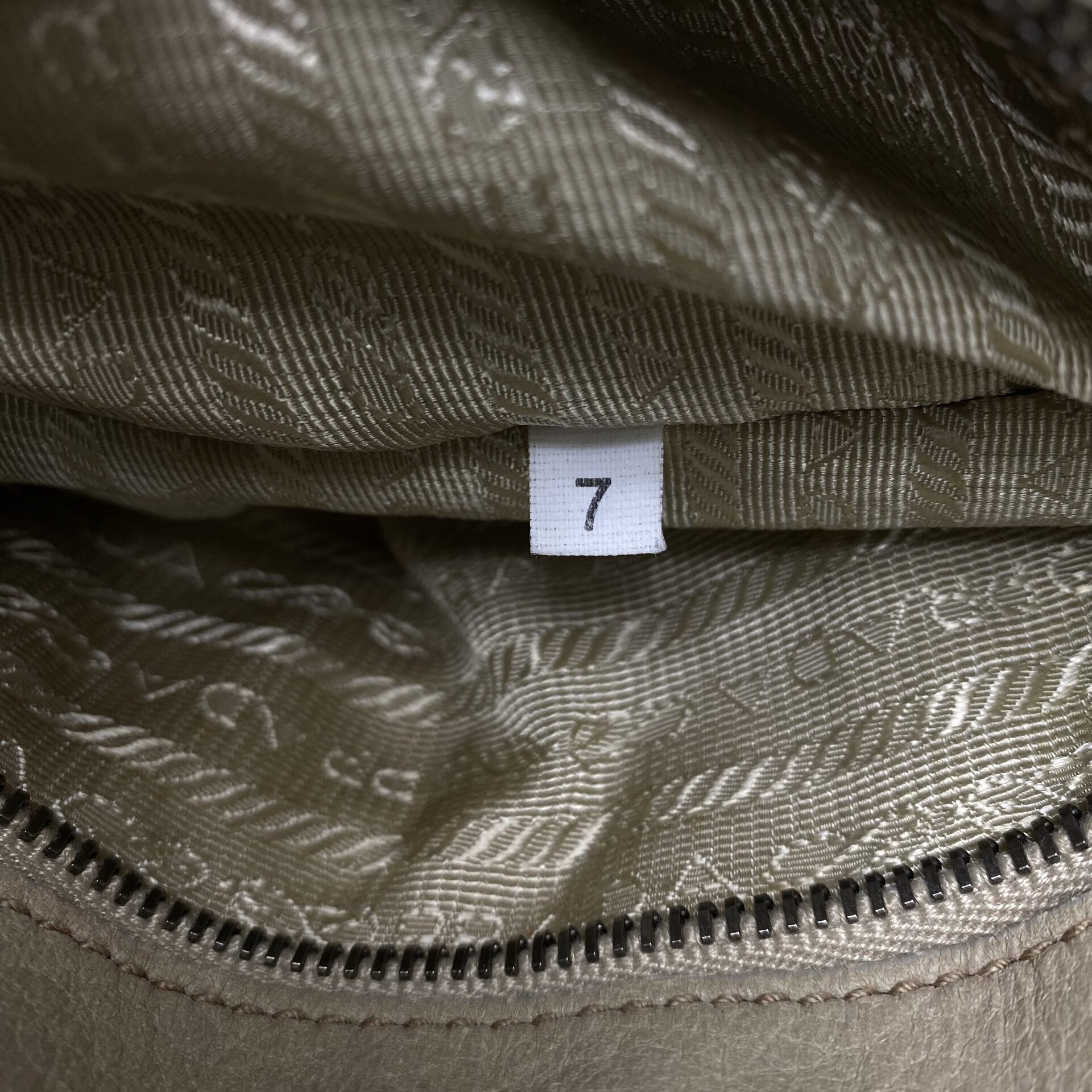 Bolsa Prada Tessuto Graufe Bege