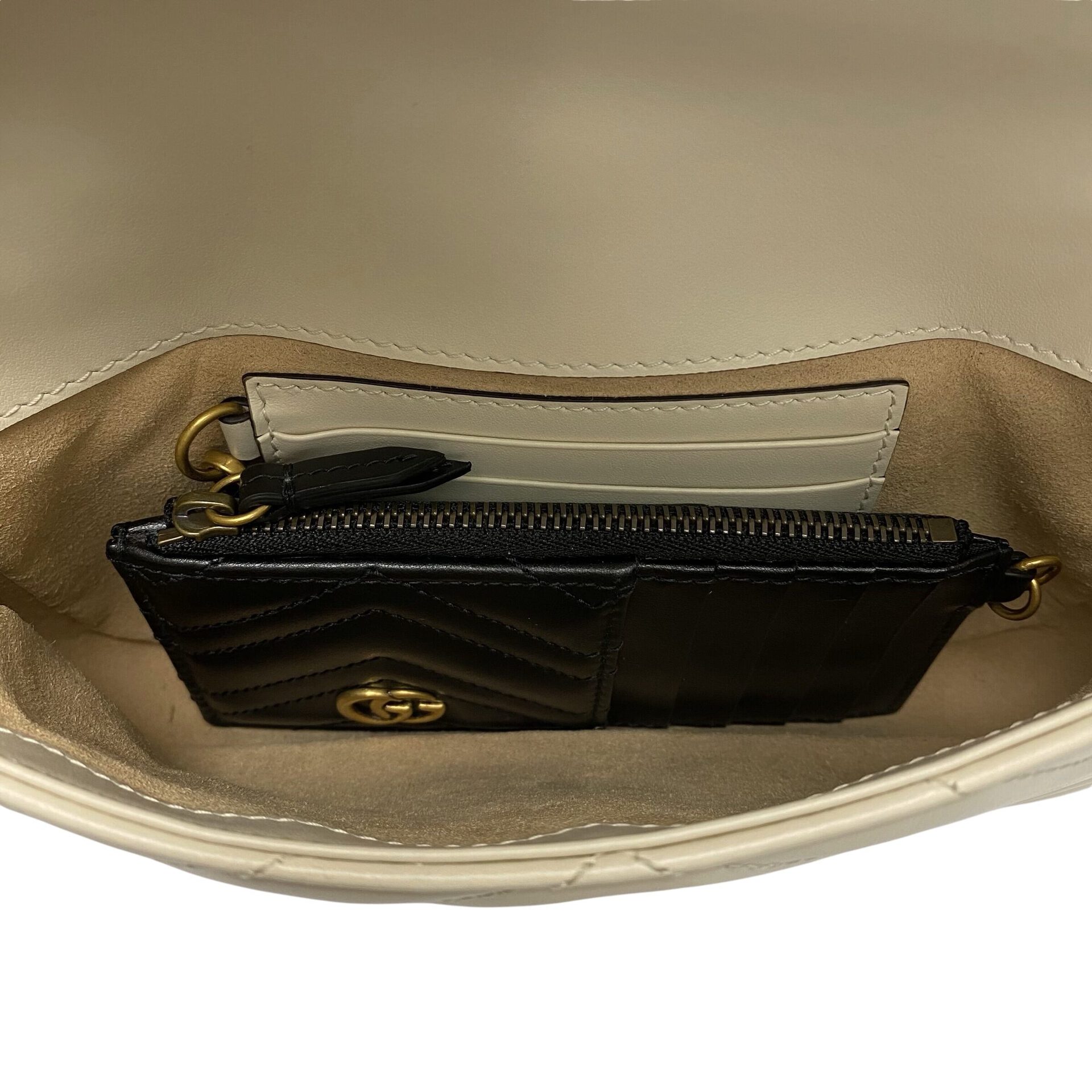 Bolsa Gucci GG Marmont Mini Off White